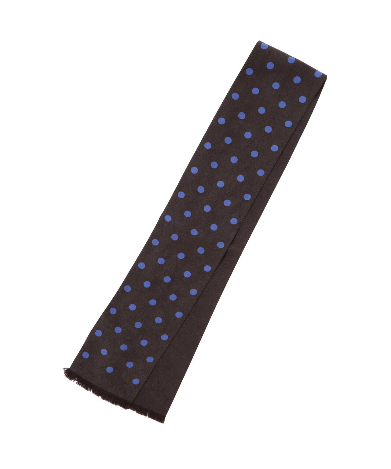 SILK TWILL POLKA DOT TIE SCARF