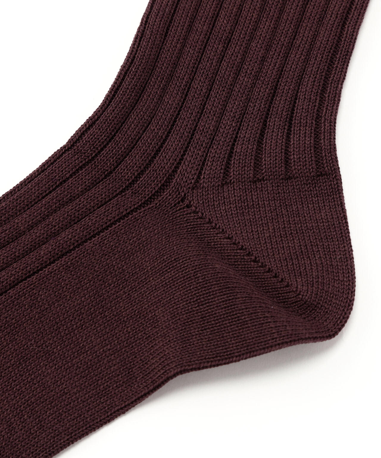 SILK COTTON RIB SOCKS