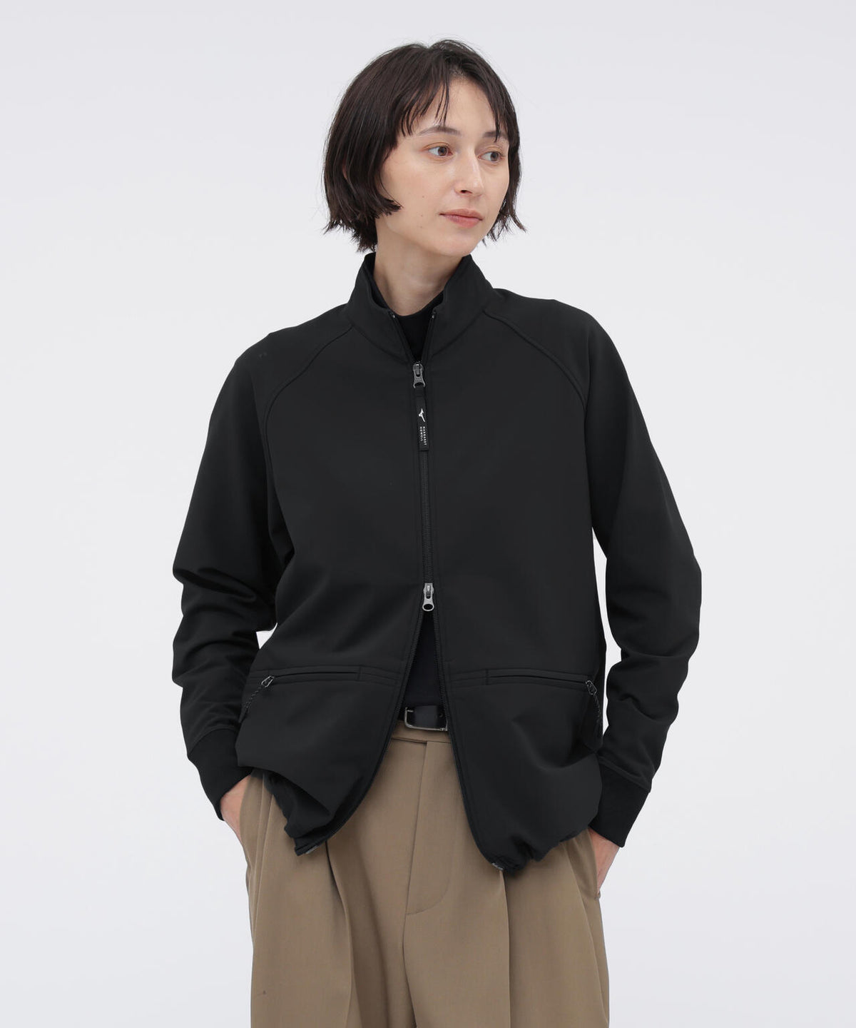 B/T BRUSHED BACK STRETCH POPLIN BLOUSON