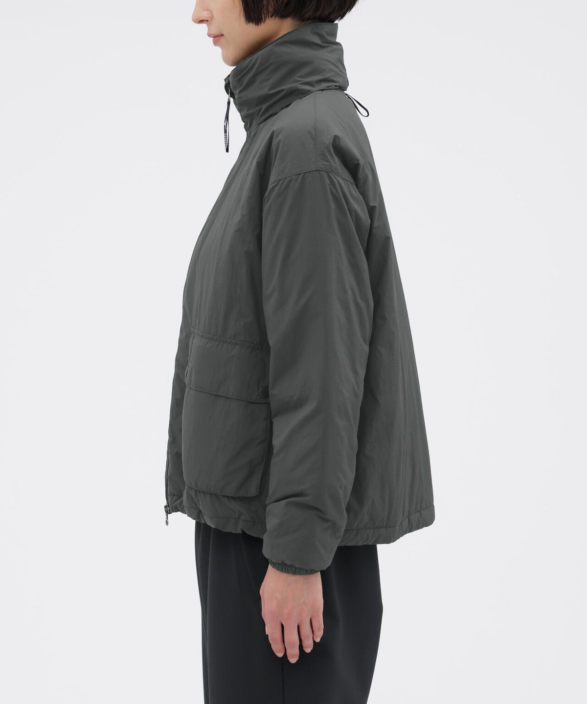 RECYCLED LIGHT NYLON POPLIN BLOUSON