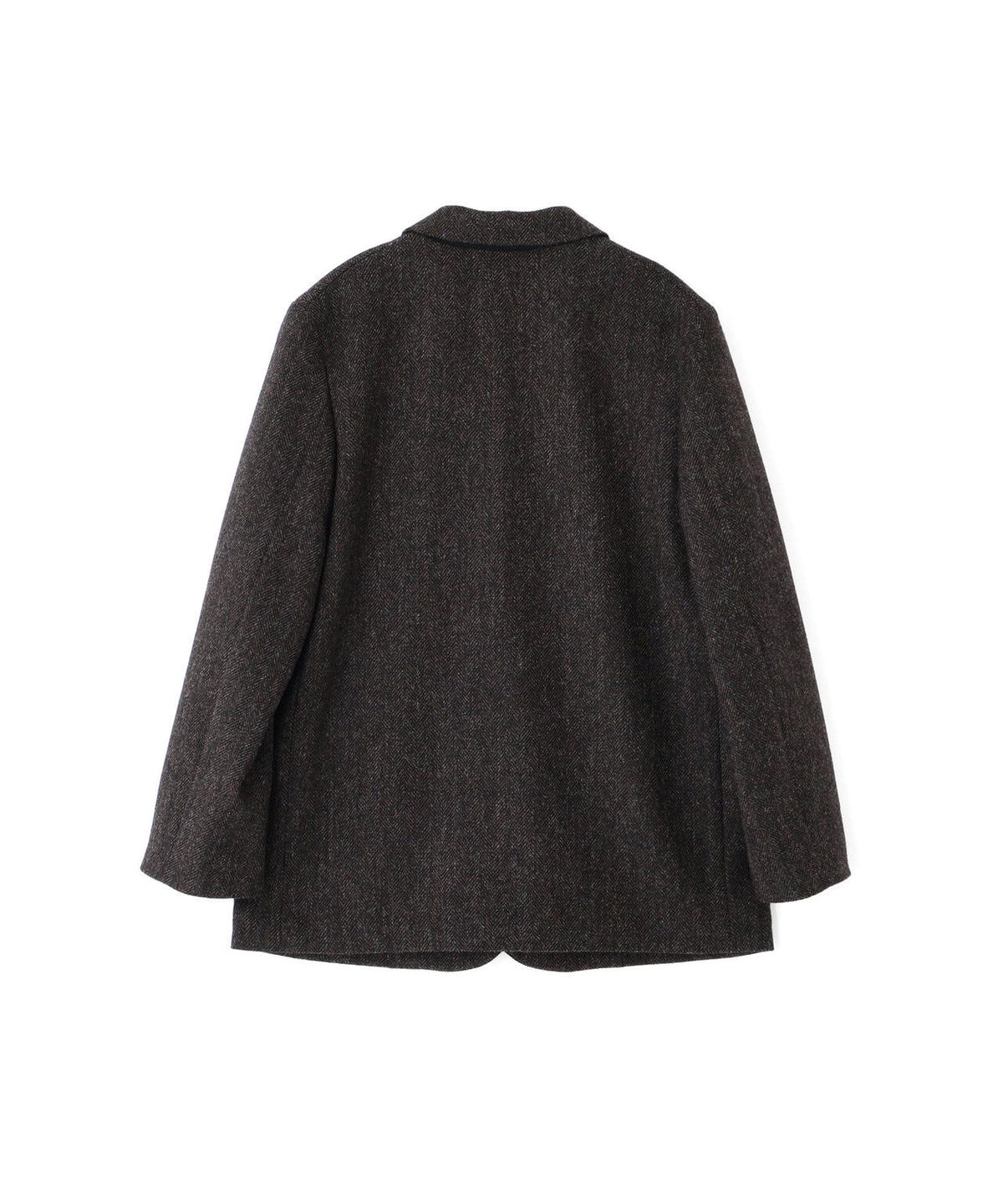 BROKEN WOOL HERRINGBONE JACKET
