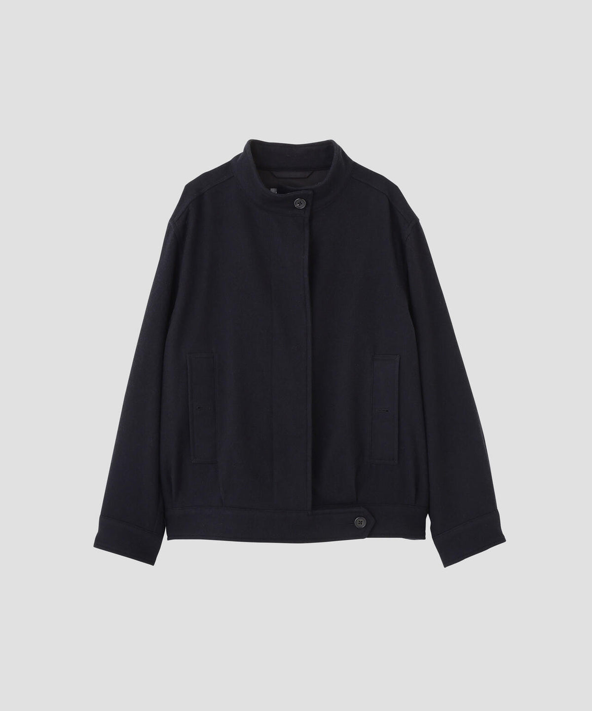 MILLED WOOL TWILL BLOUSON