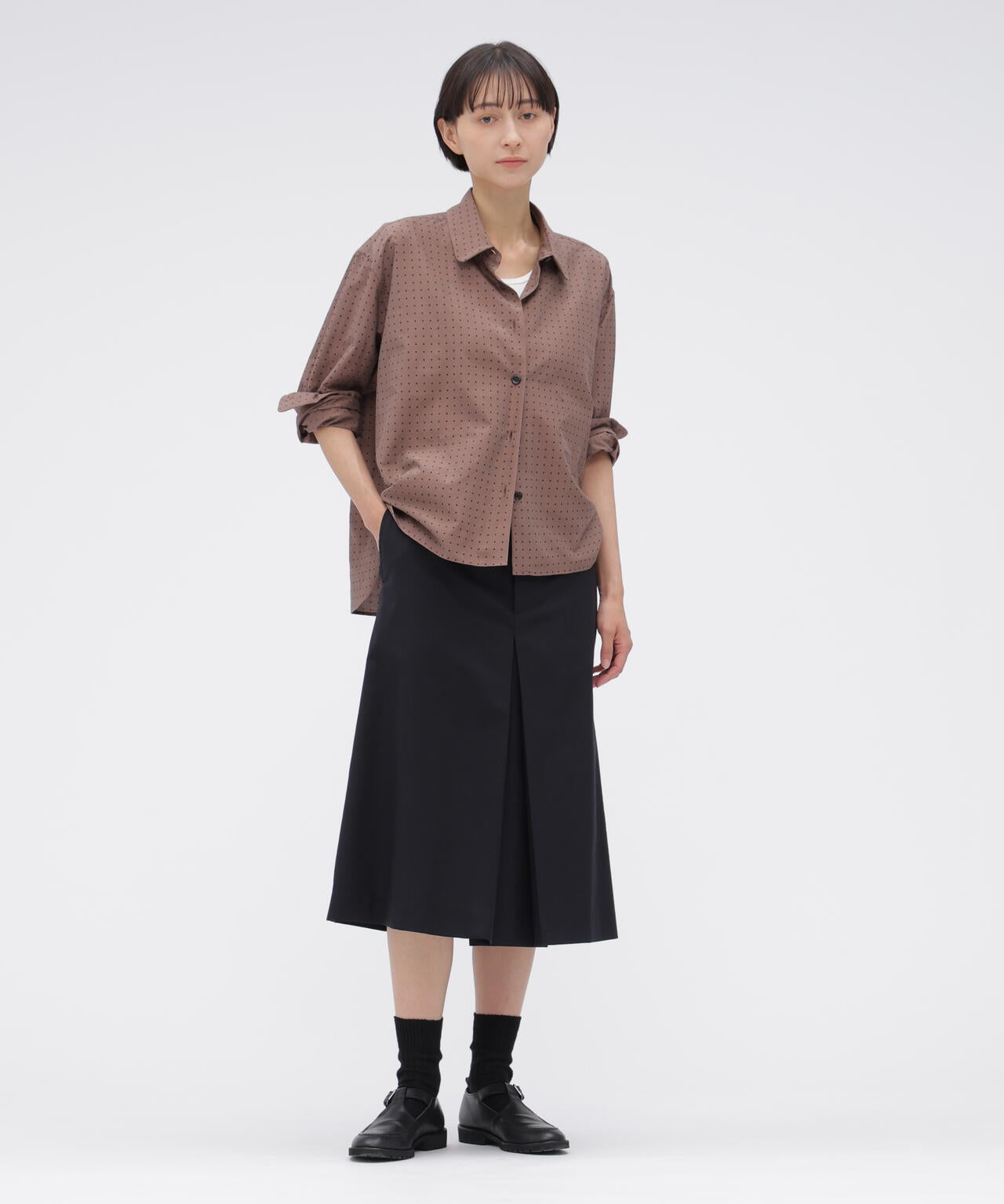 SUMMER WOOL SKIRT