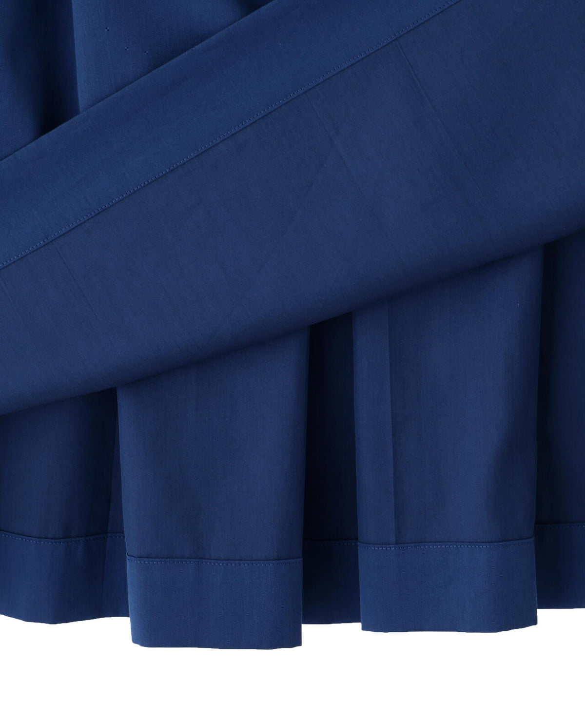 COTTON SILK POPLIN SKIRT