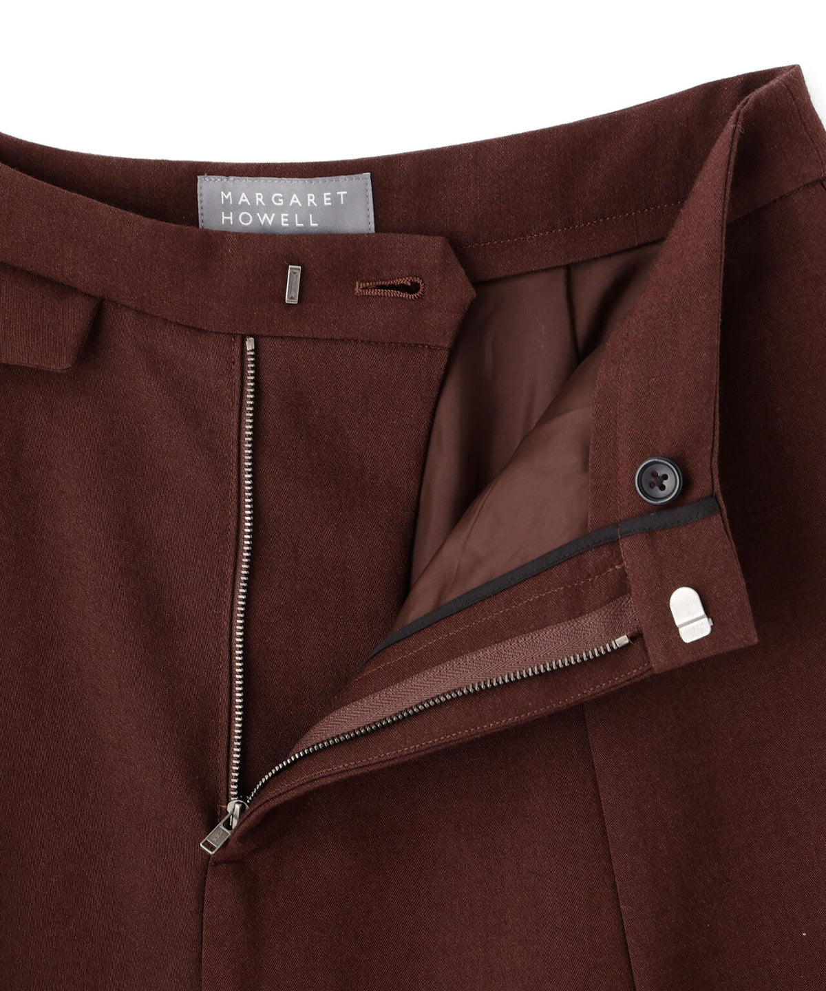 WOOL COTTON MOLESKIN SKIRT