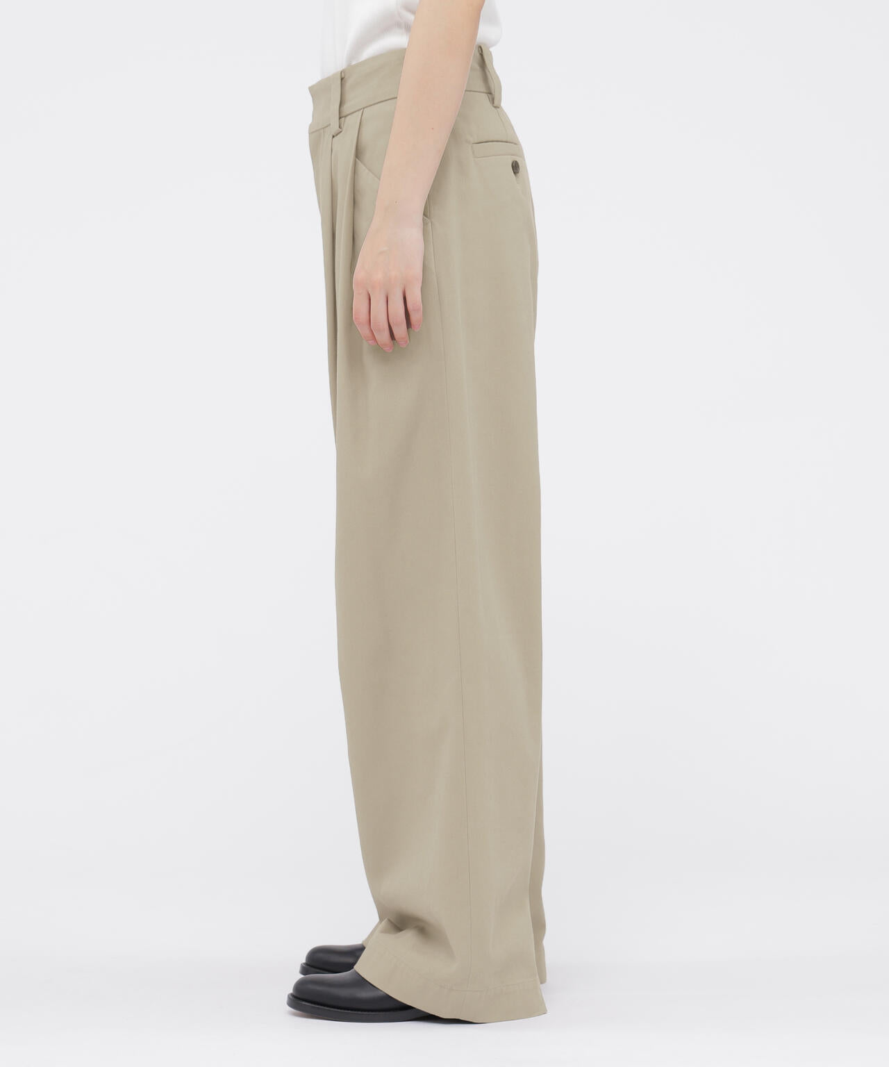 ORGANIC COTTON TWILL TROUSERS