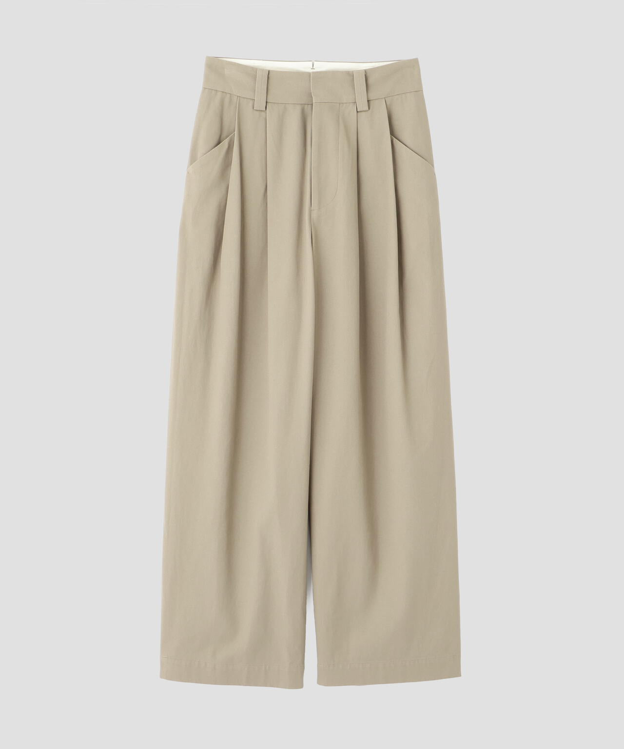 ORGANIC COTTON TWILL TROUSERS