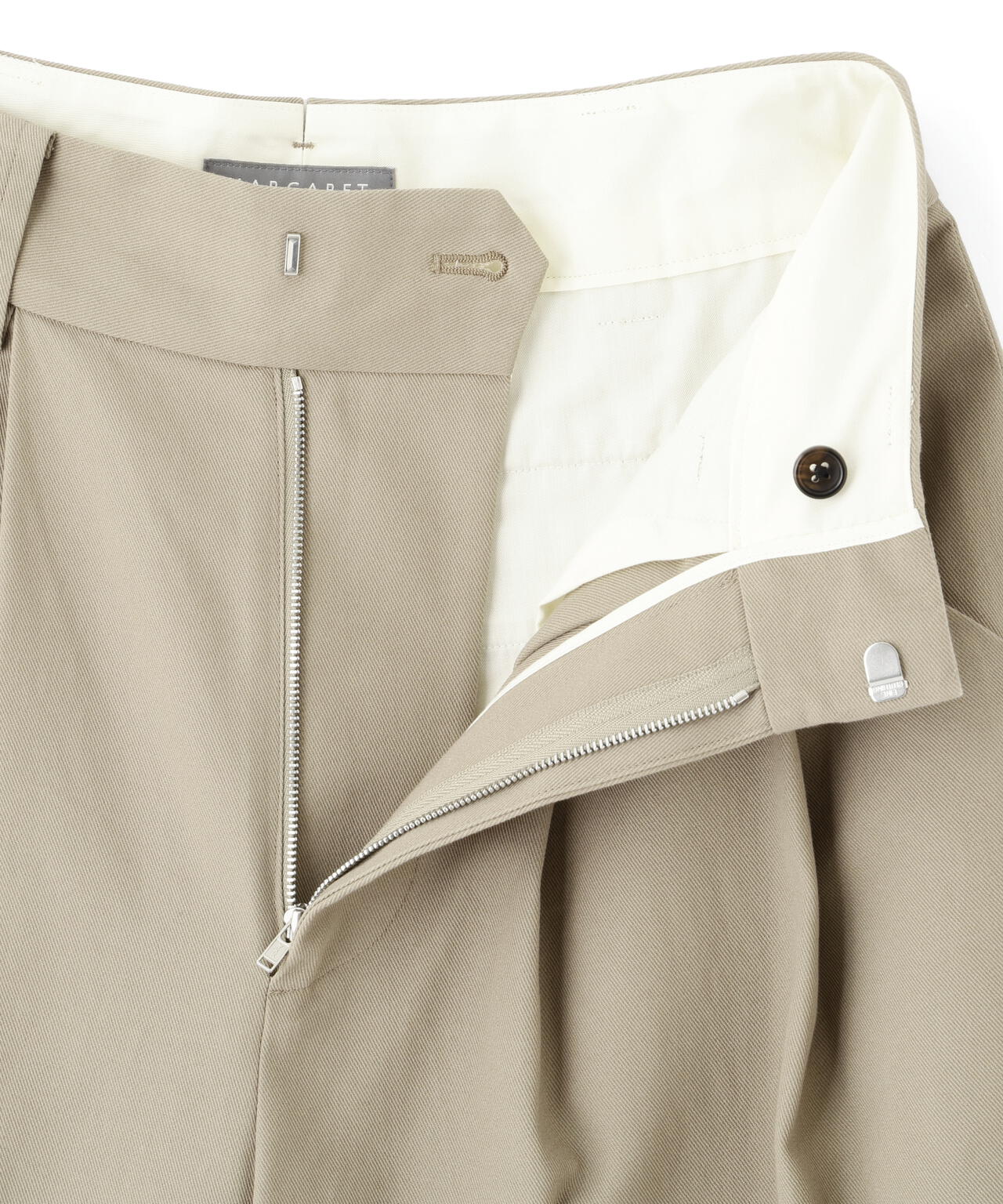 ORGANIC COTTON TWILL TROUSERS