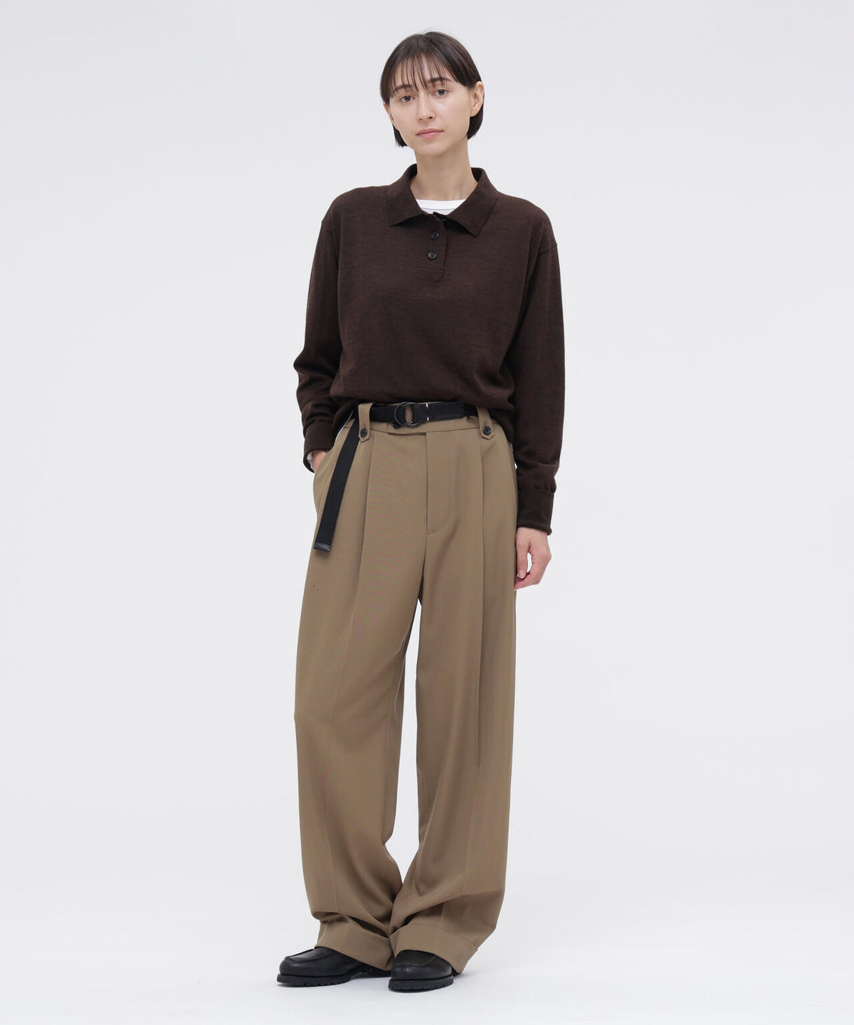 FLUID WOOL TROUSERS