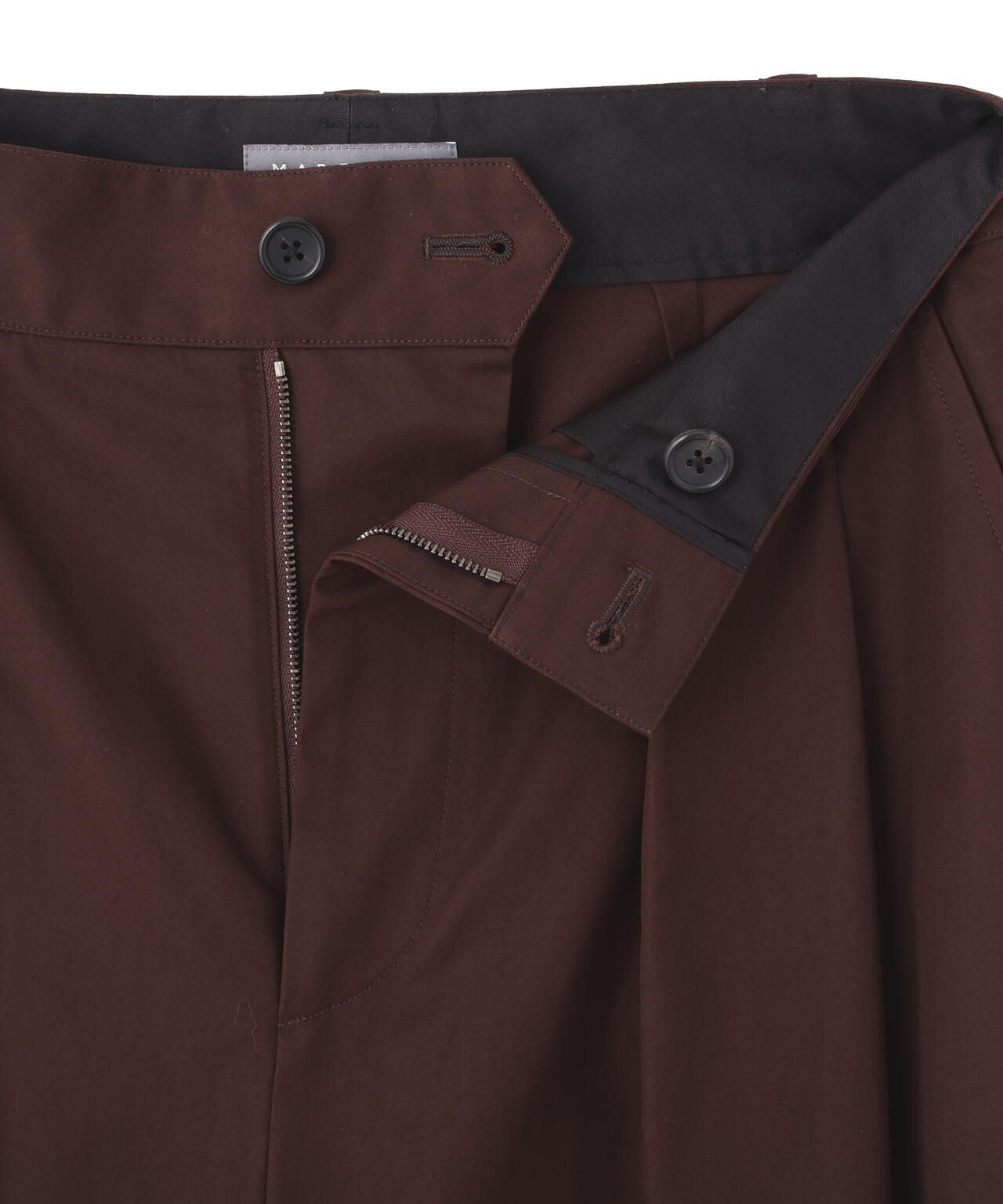 SOFT BRUSHED COTTON TWILL TROUSERS