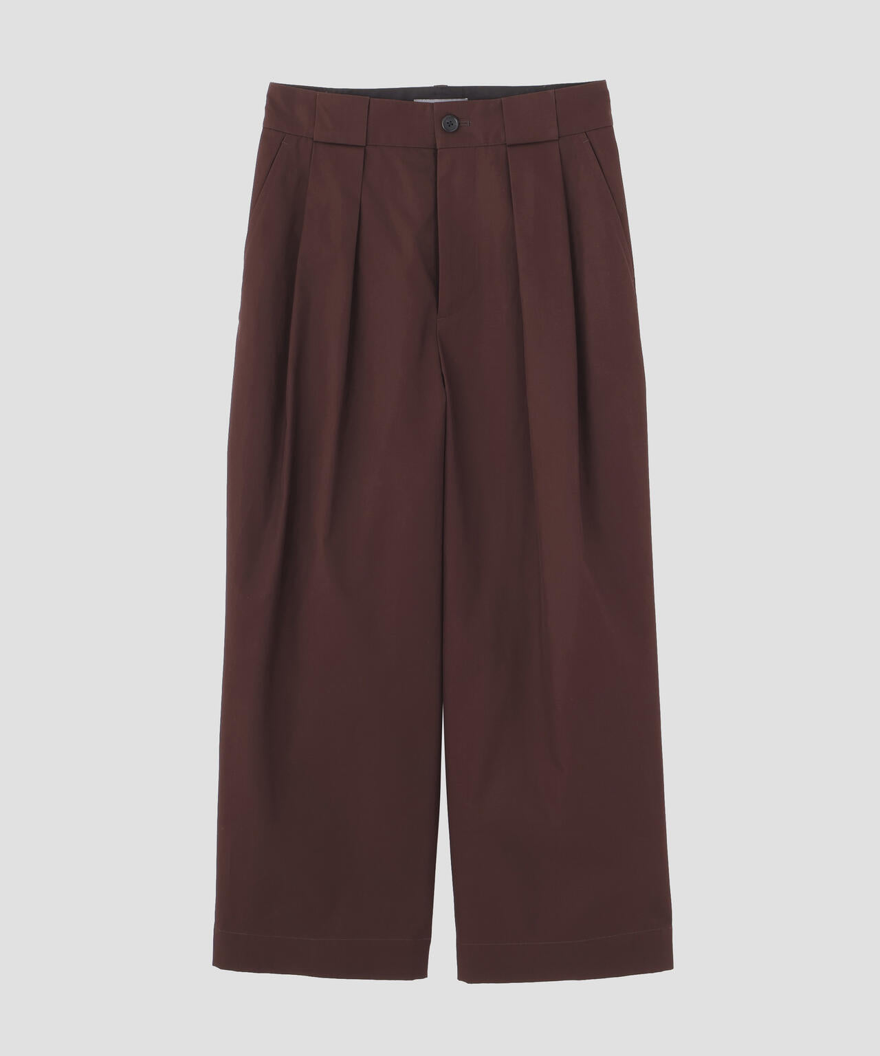 SOFT BRUSHED COTTON TWILL TROUSERS