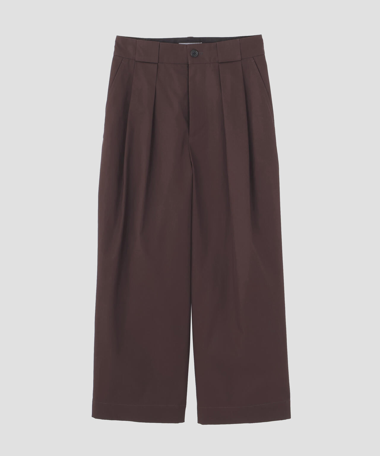 SOFT BRUSHED COTTON TWILL TROUSERS