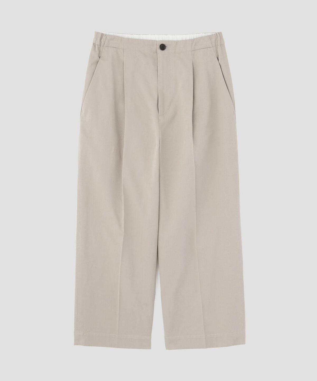 COTTON TWILL TROUSERS
