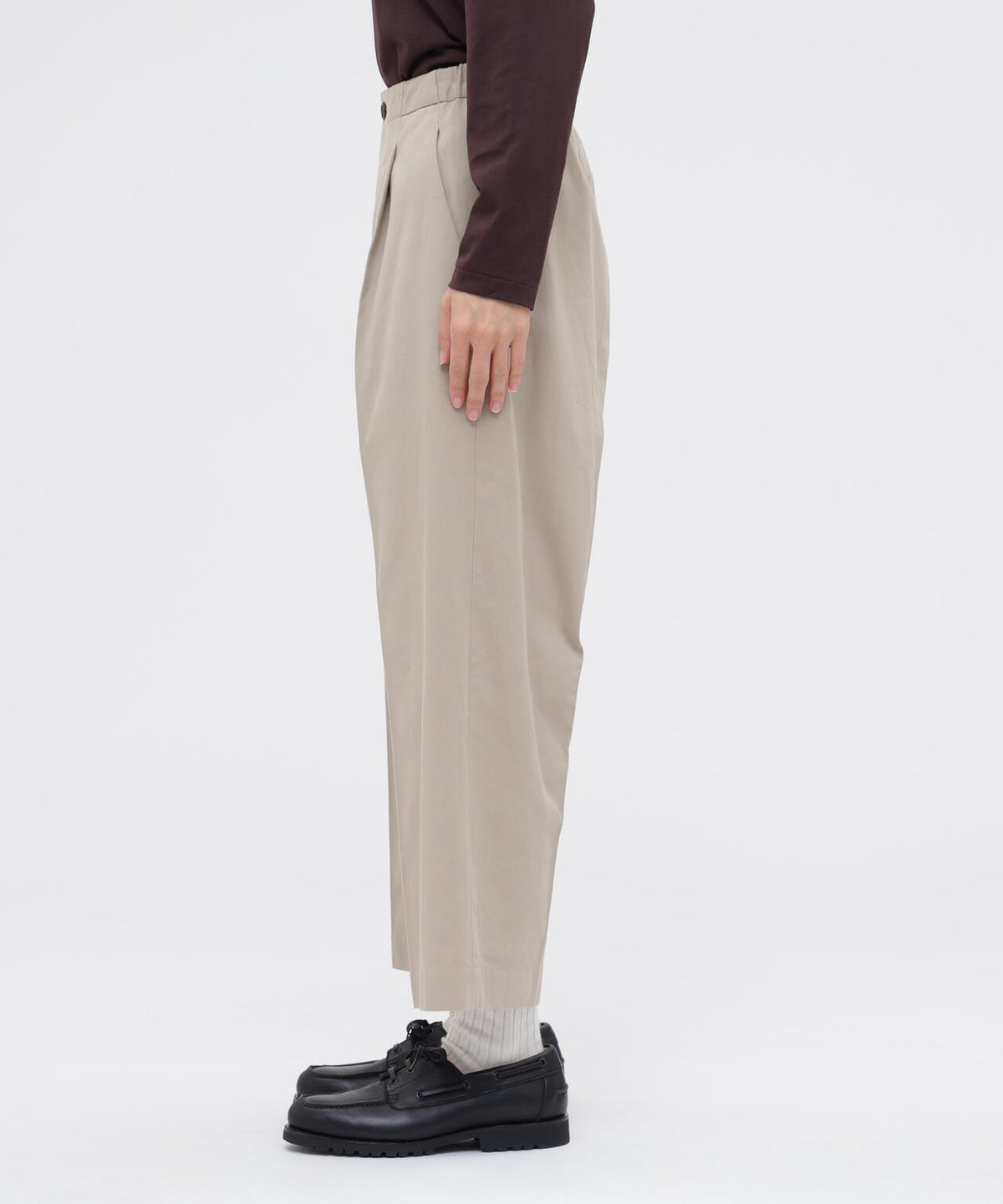 COTTON TWILL TROUSERS