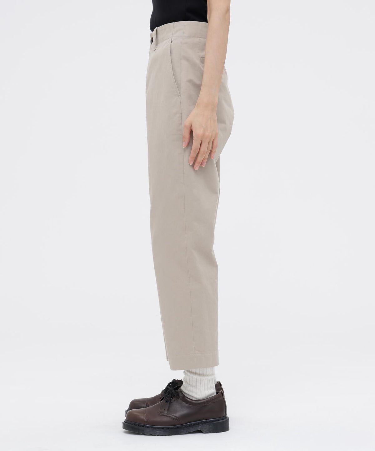 COTTON TWILL TROUSERS