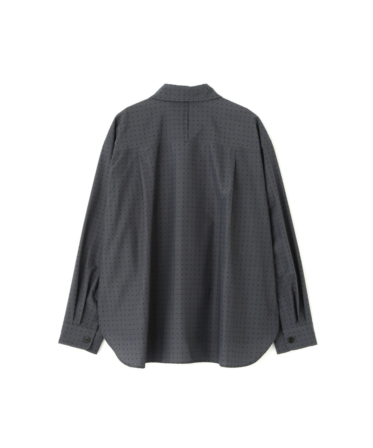 SPOT PRINT COTTON SILK SHIRT