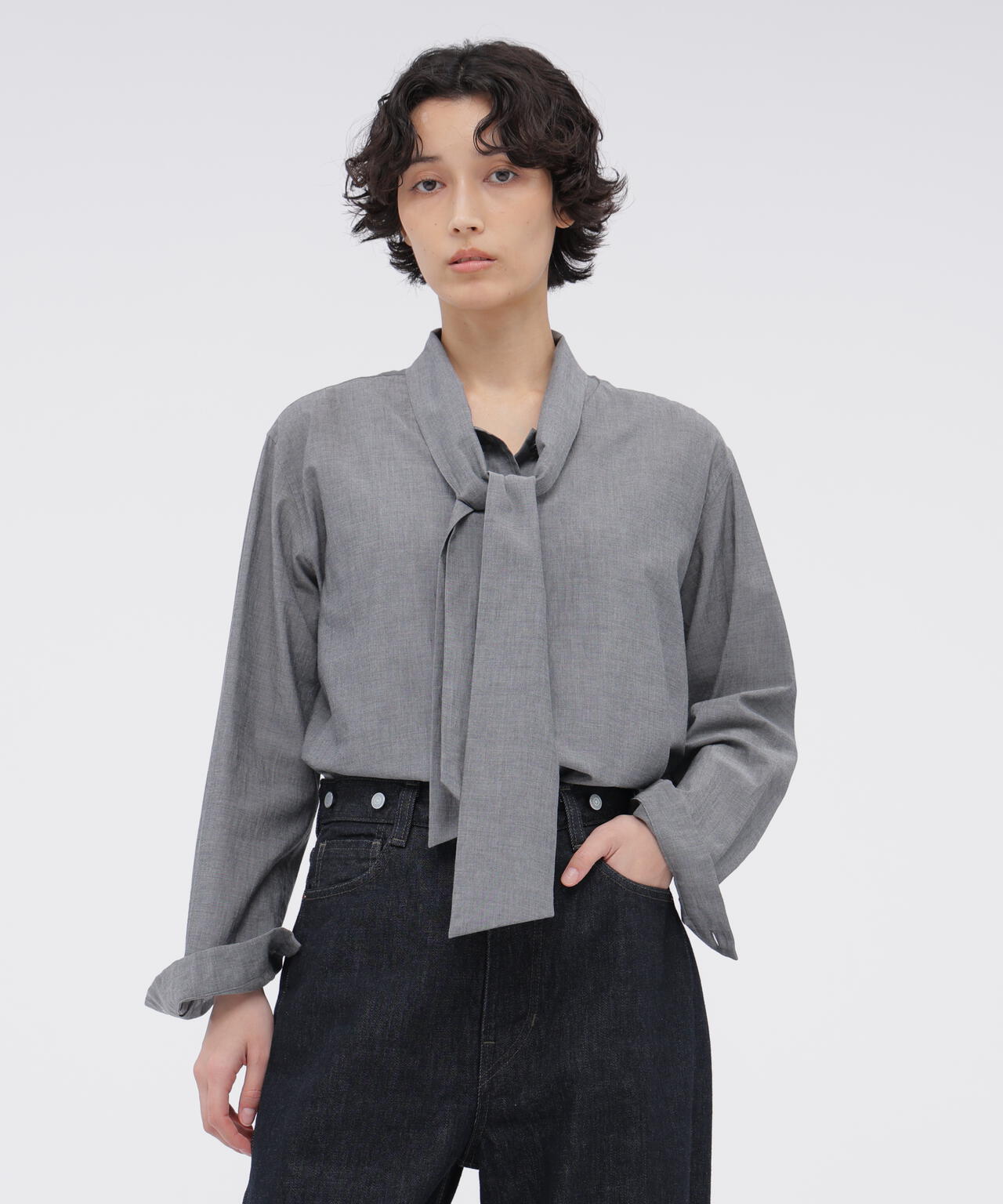 FINE COTTON CHAMBRAY SHIRT