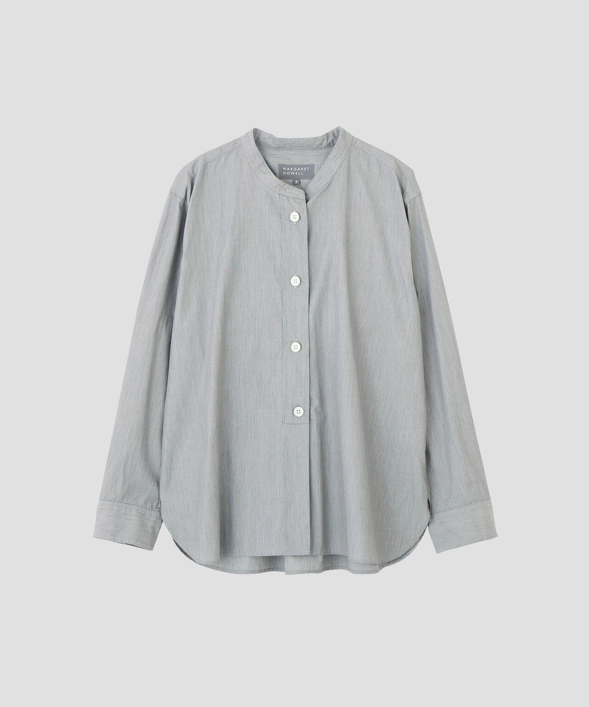 COTTON HAIRLINE STRIPE SHIRT