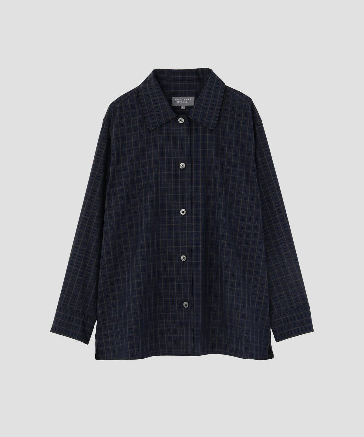COTTON SILK CHECK SHIRT