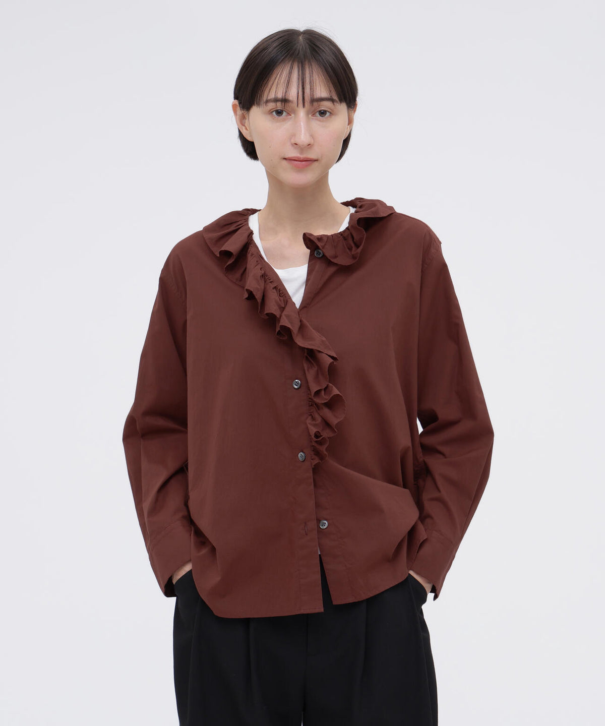 WASHED COTTON CHAMBRAY SHIRT