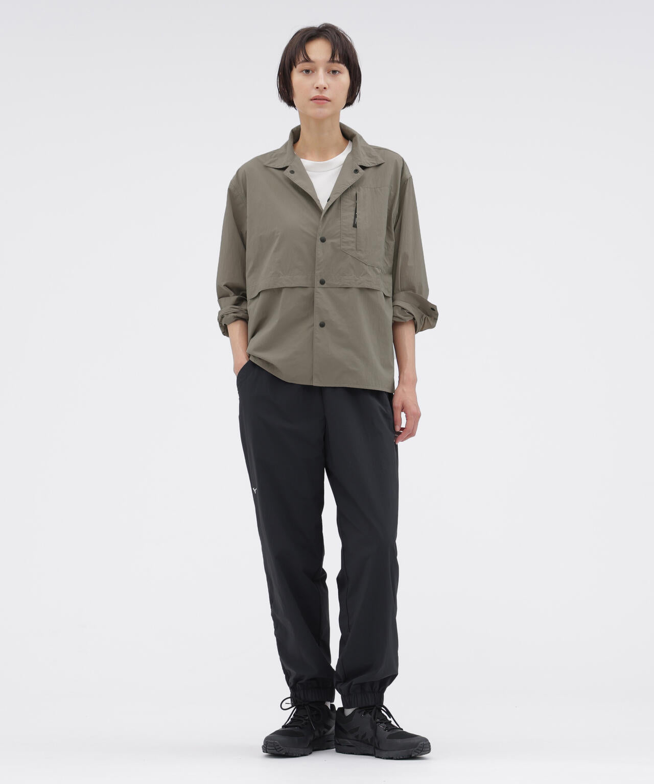 RECYCLED TASLAN NYLON TAFFETA SHIRT