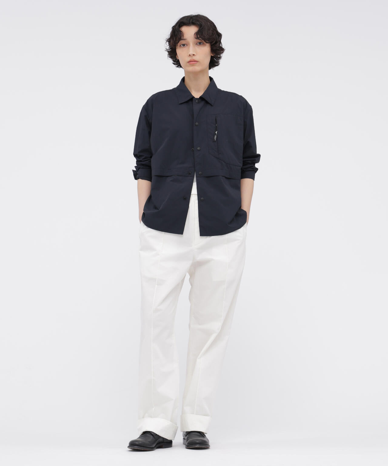 RECYCLED TASLAN NYLON TAFFETA SHIRT