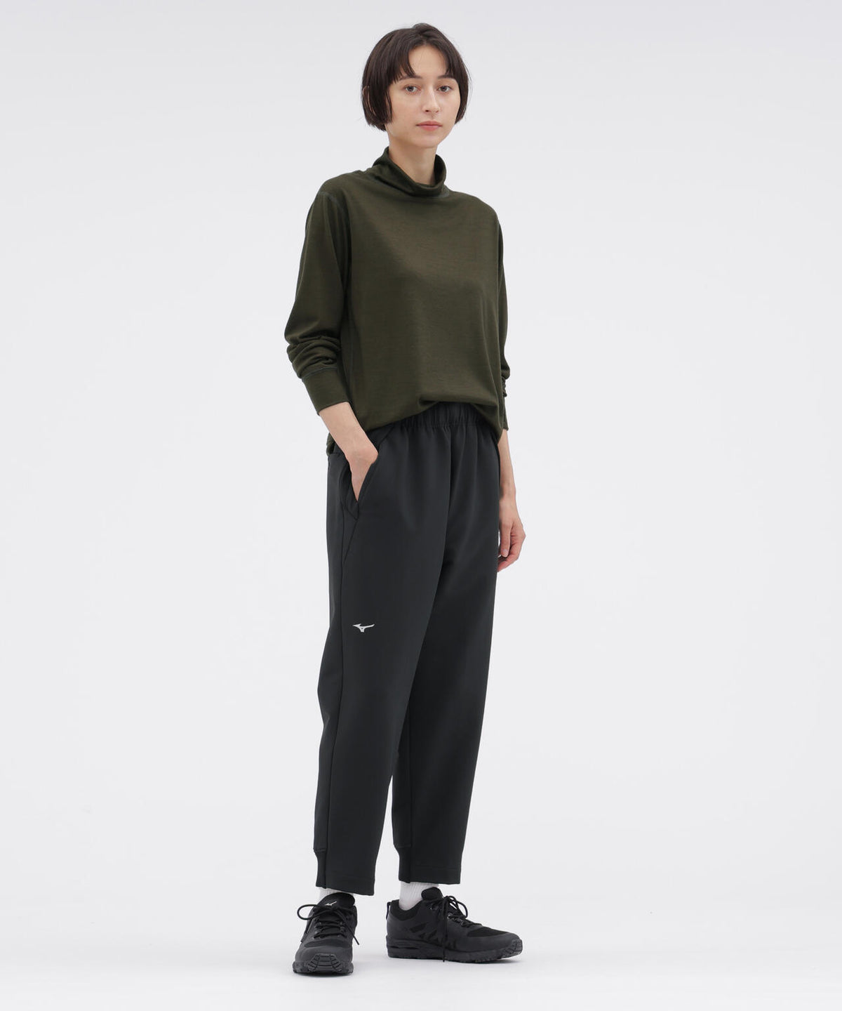 WASHABLE FINE GAUGE WOOL JERSEY TOP