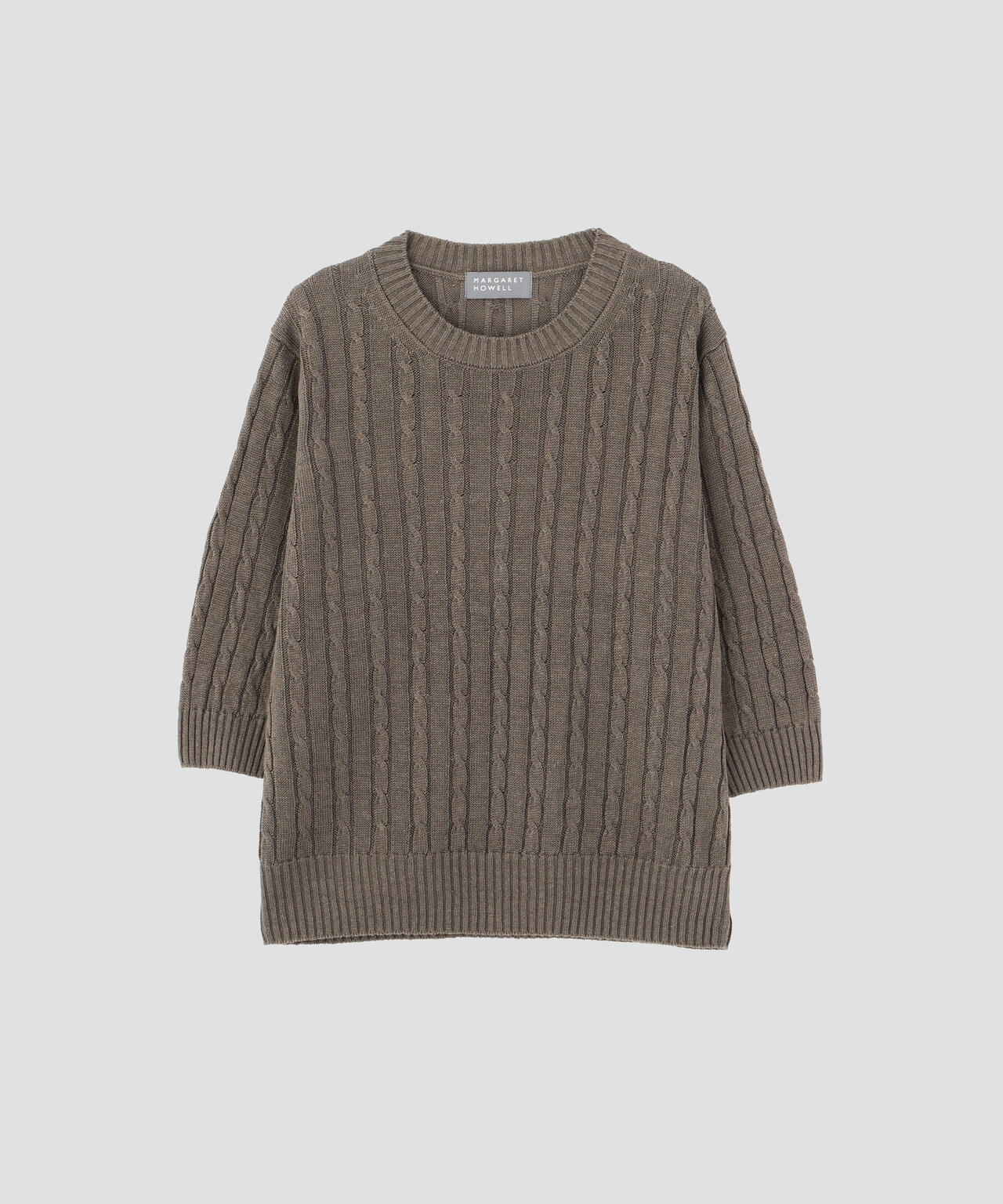 CABLE KNIT LINEN KNITWEAR