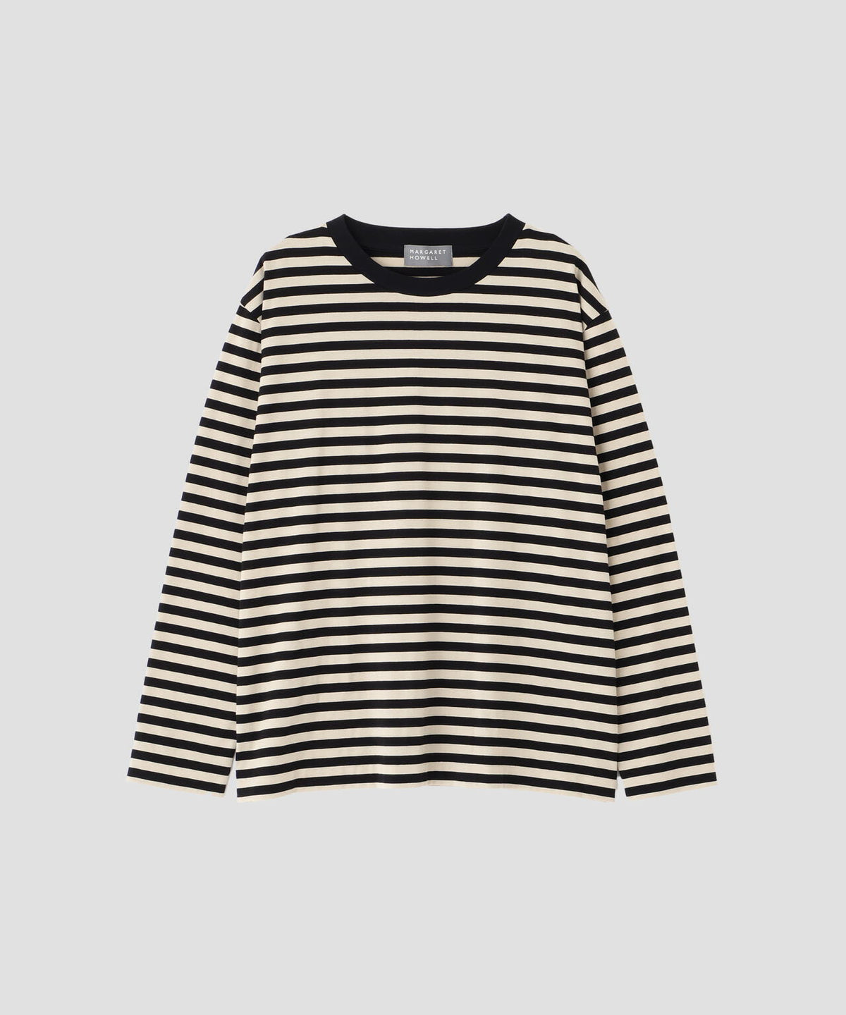 STRIPE COTTON JERSEY TOP