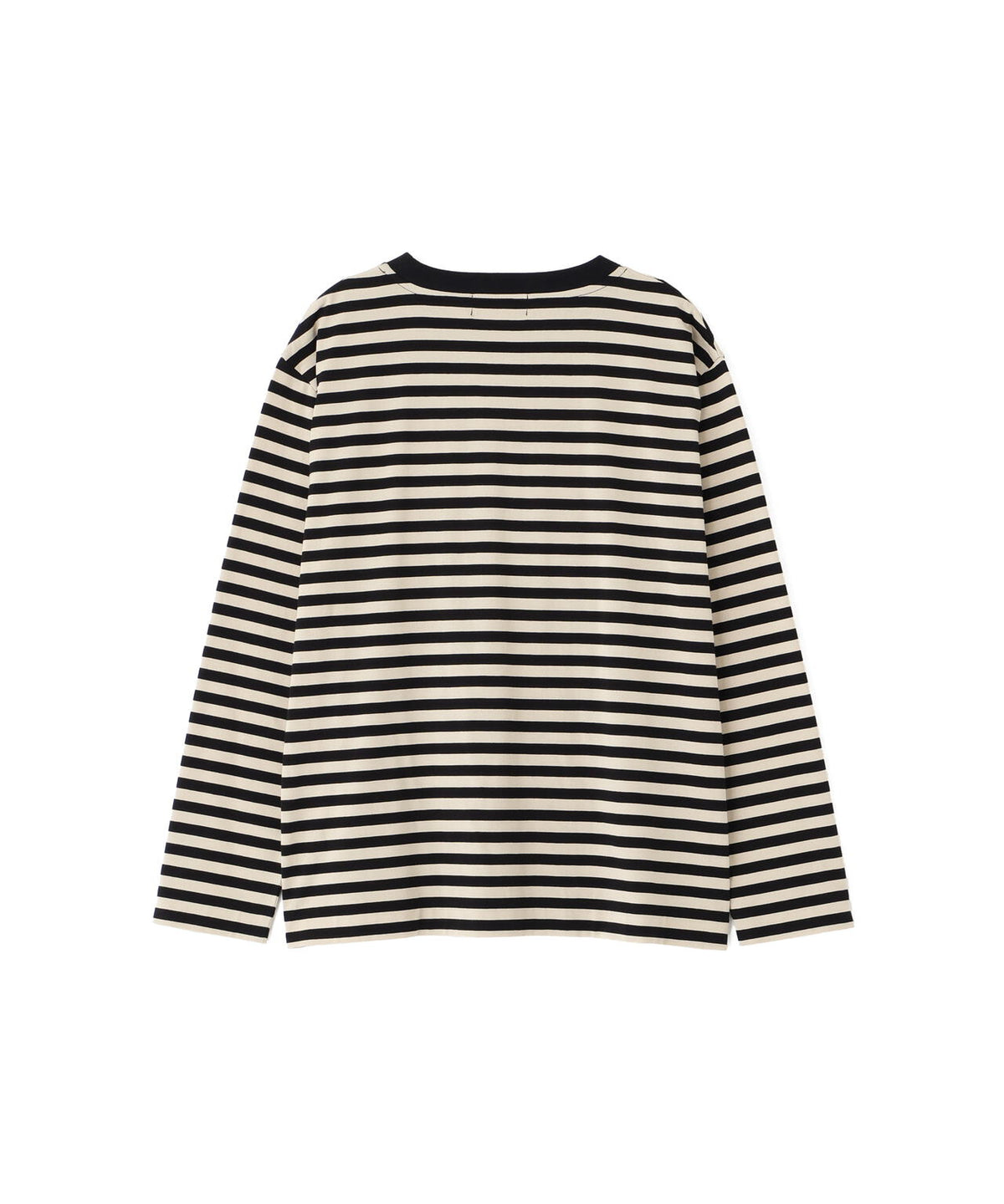 STRIPE COTTON JERSEY TOP