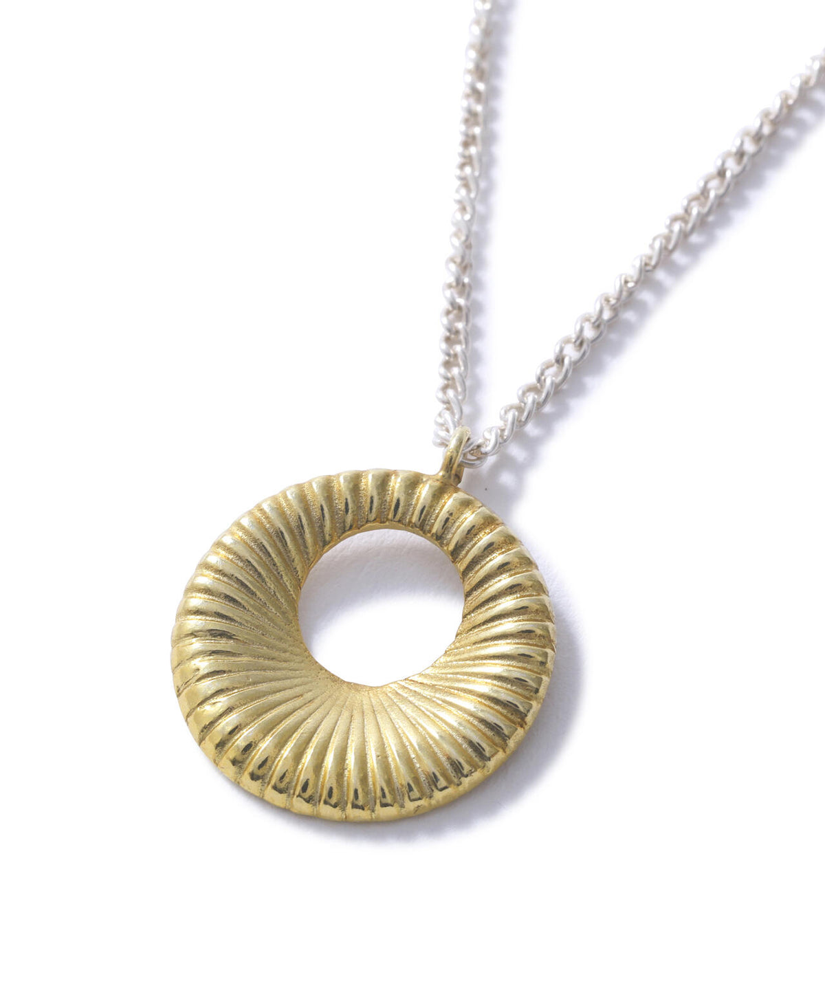 PLATED GOLD AND SILVER NECKLACE