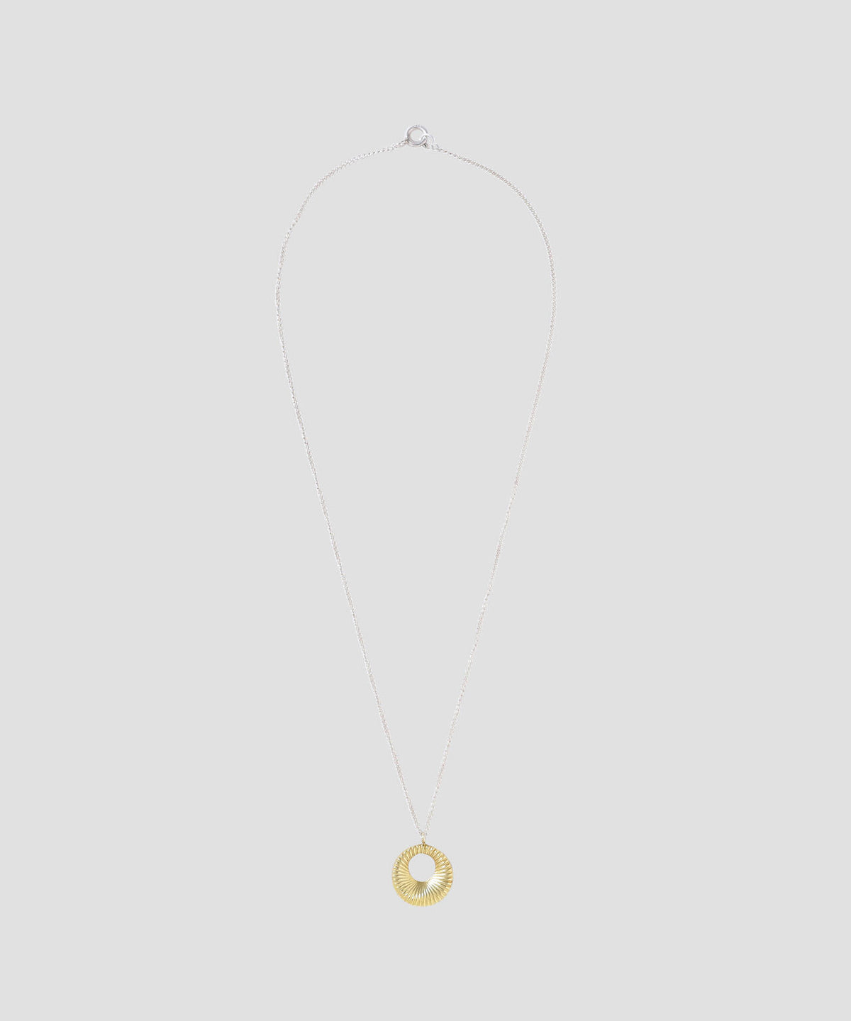 PLATED GOLD AND SILVER NECKLACE