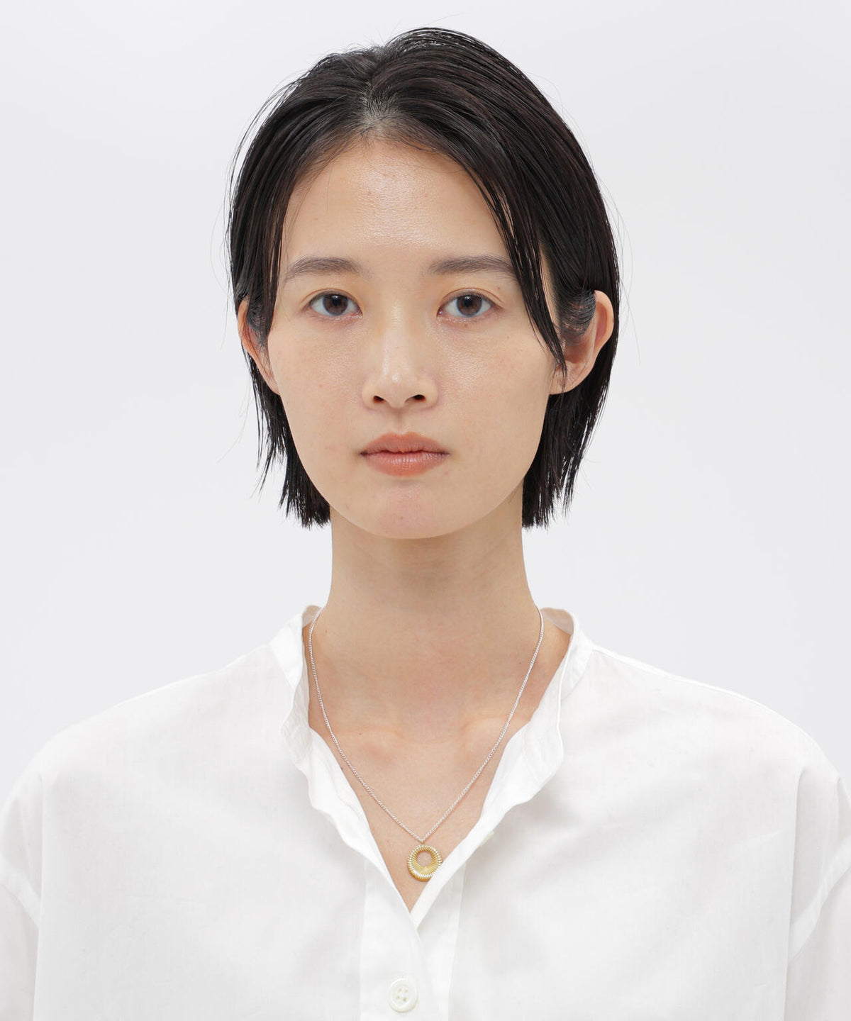 PLATED GOLD AND SILVER NECKLACE
