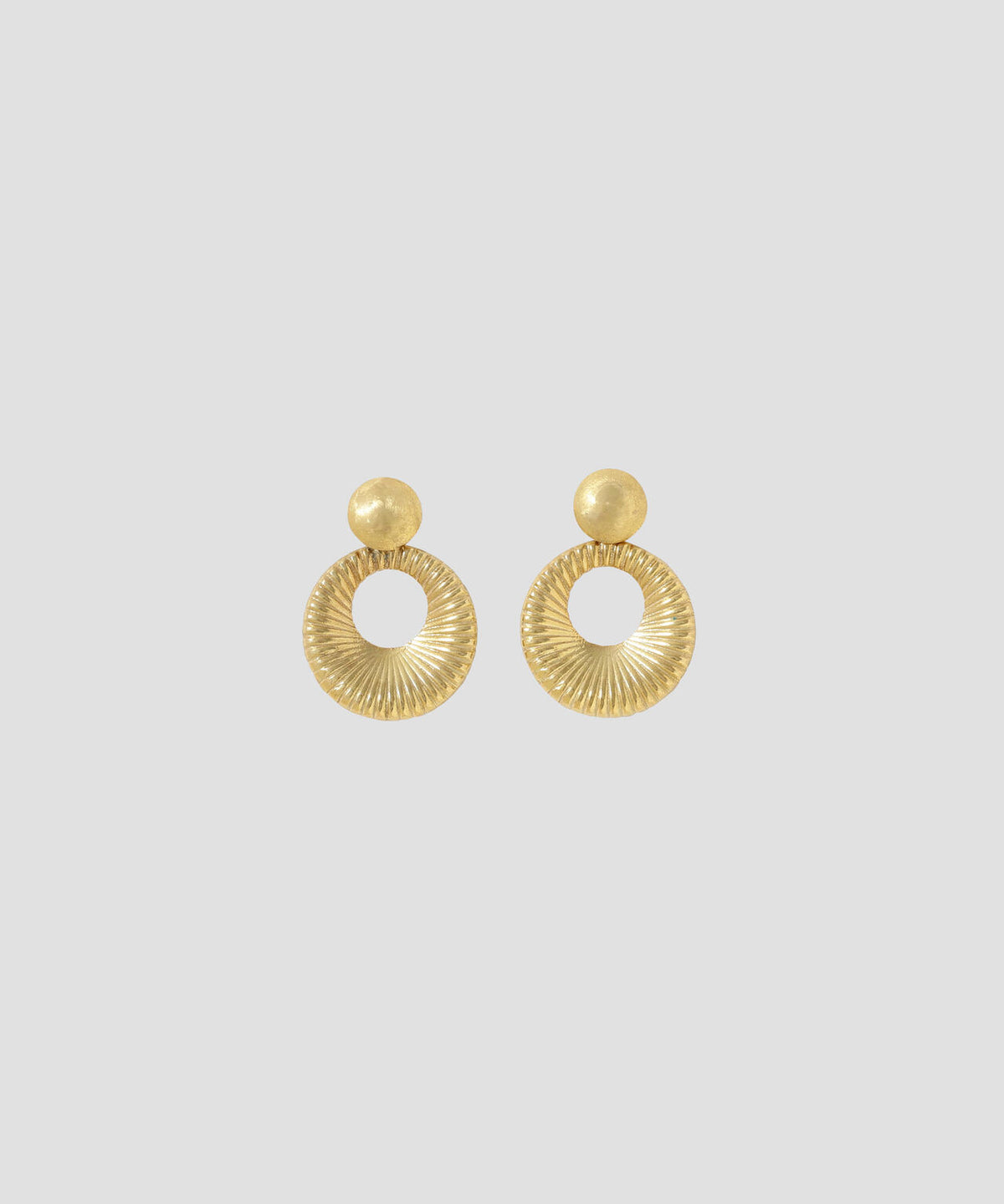 PLATED GOLD AND SILVER EARRINGS
