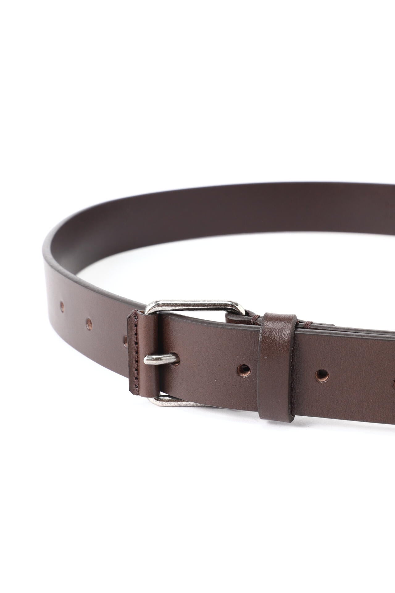 LEATHER ROLLER BUCKLE BELT