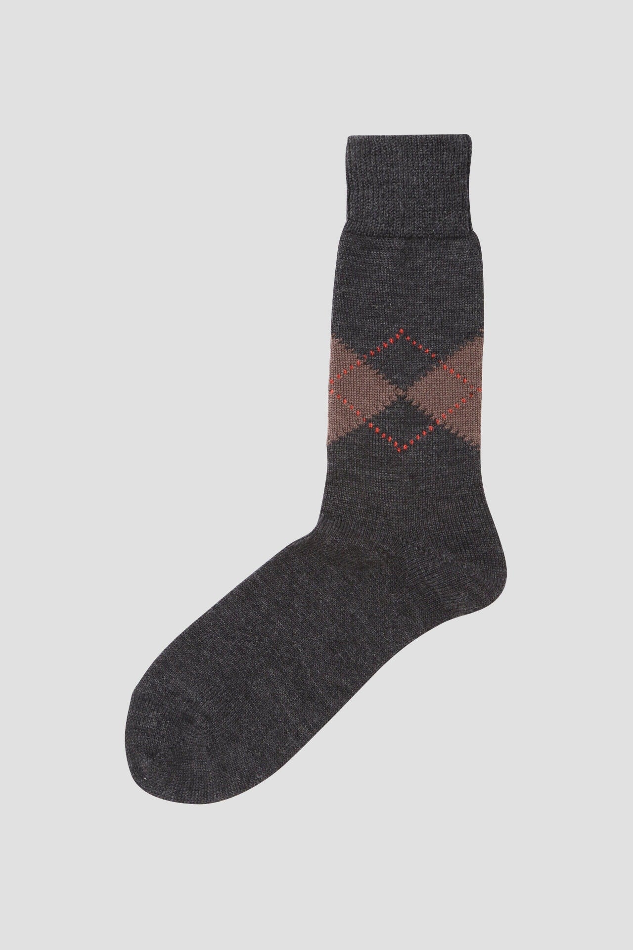 MEN TWO COLOUR ARGYLE SOCK