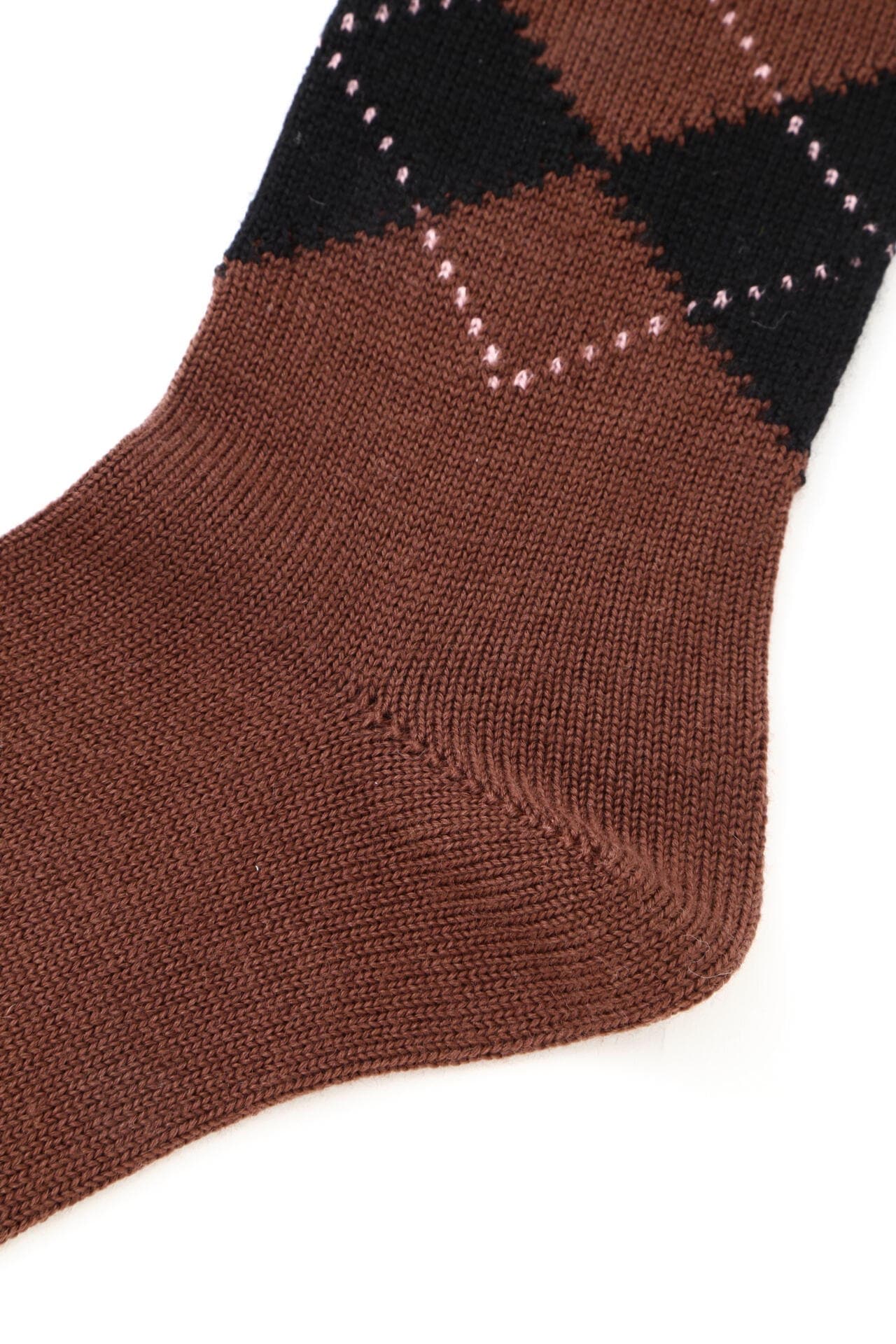 TWO COLOUR ARGYLE SOCK