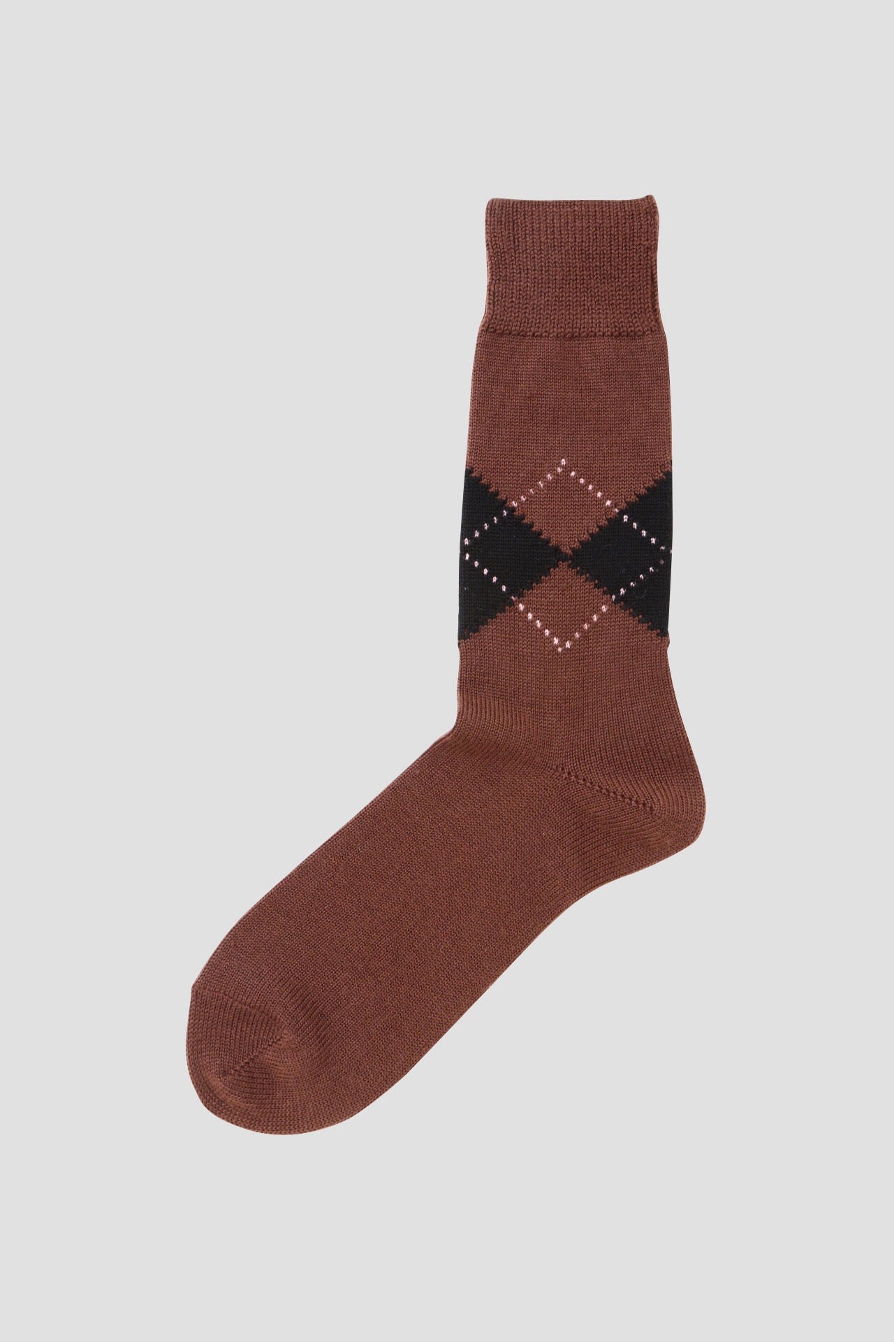 MEN TWO COLOUR ARGYLE SOCK