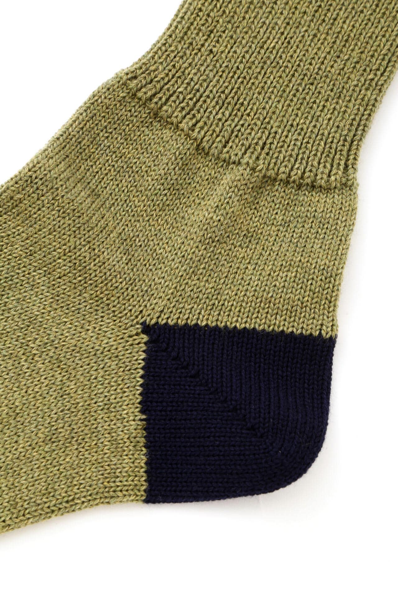 COTTON WOOL LONG RIB SOCK