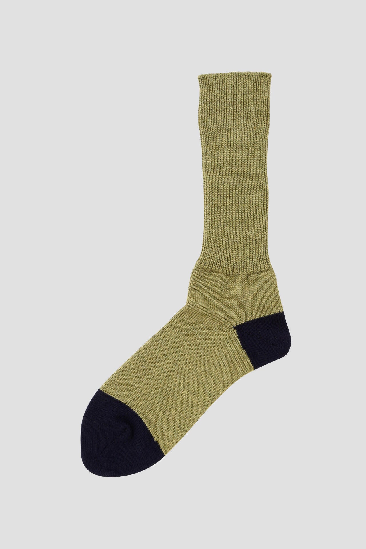 COTTON WOOL LONG RIB SOCK