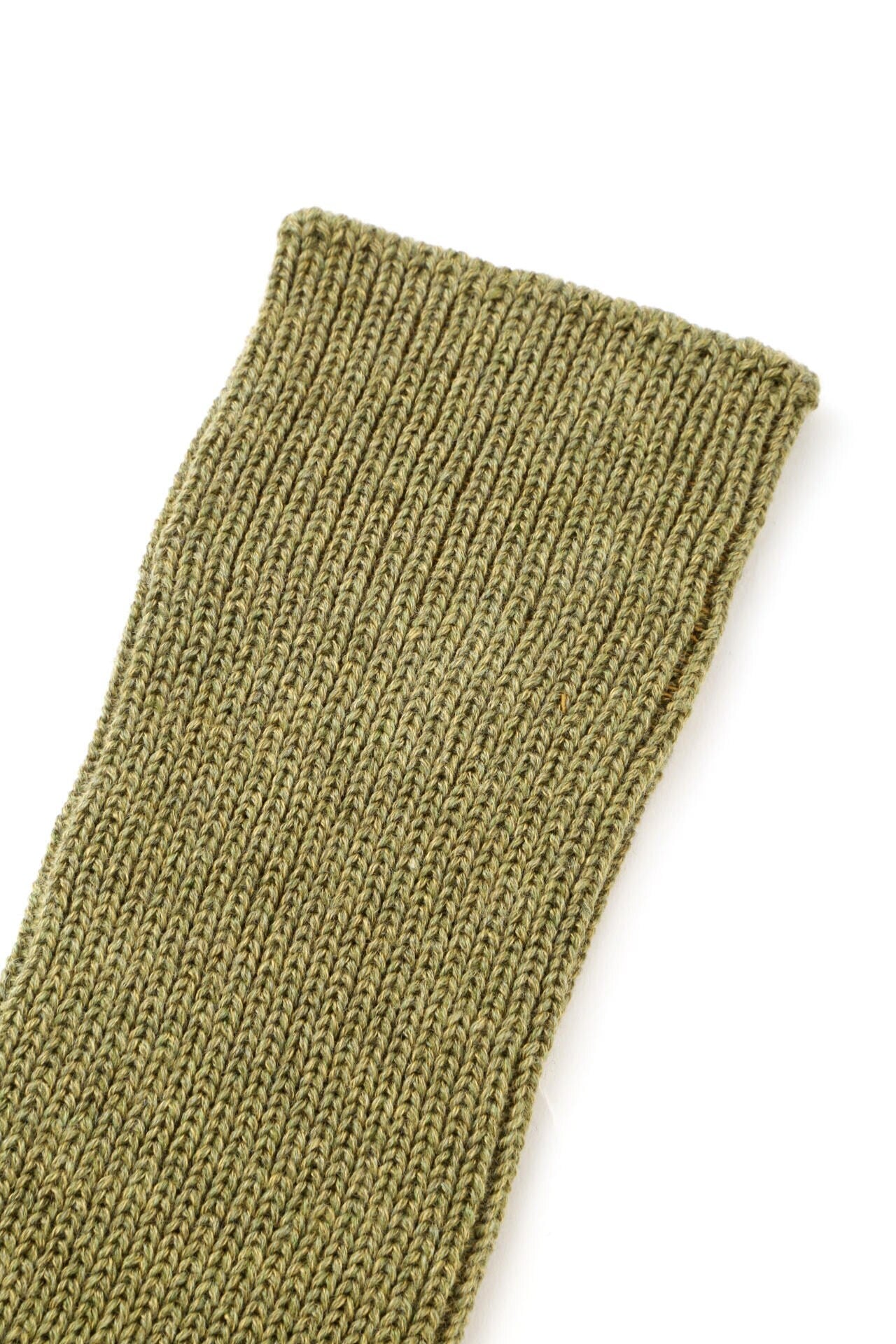 COTTON WOOL LONG RIB SOCK