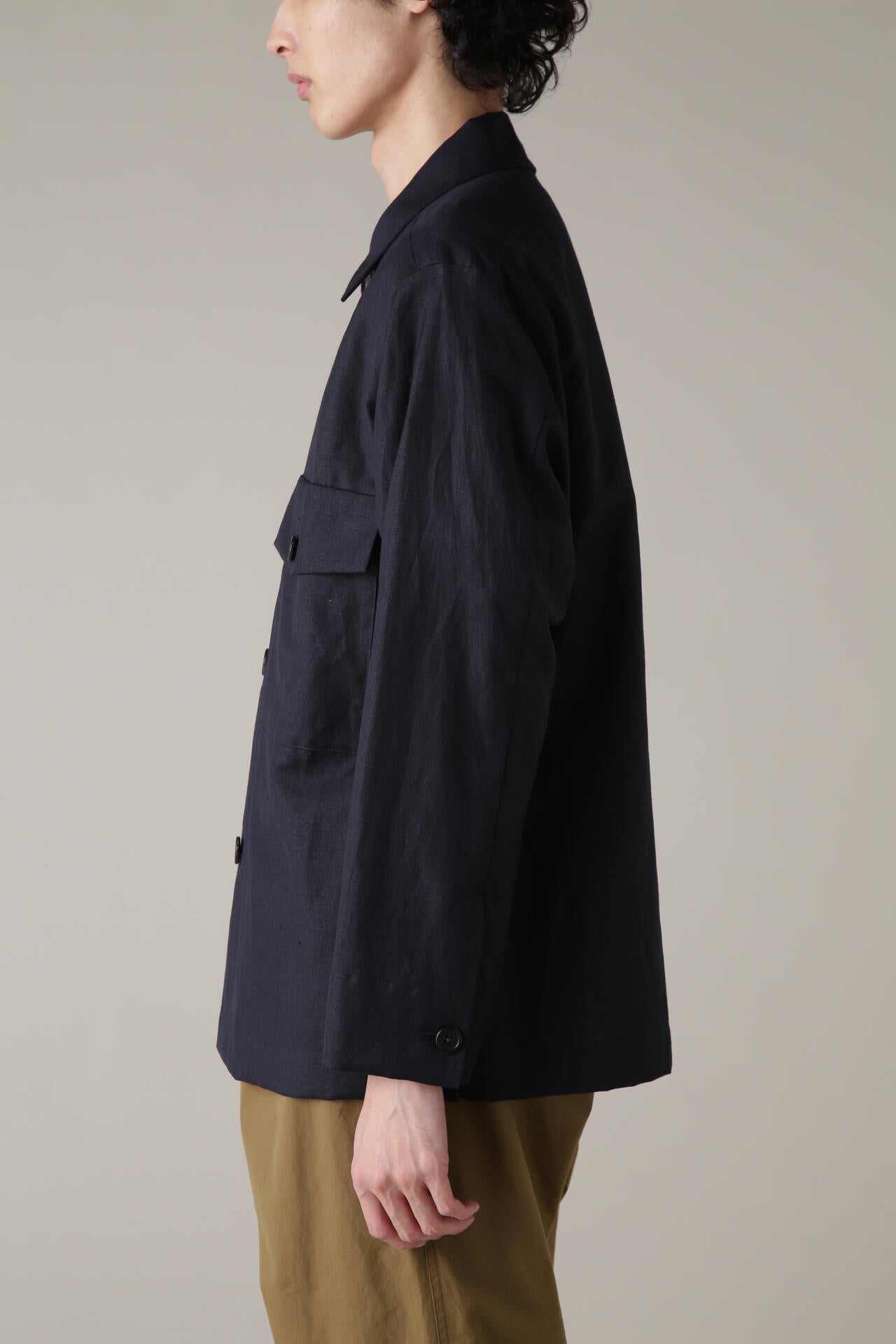WOOL LINEN PLAINWEAVE