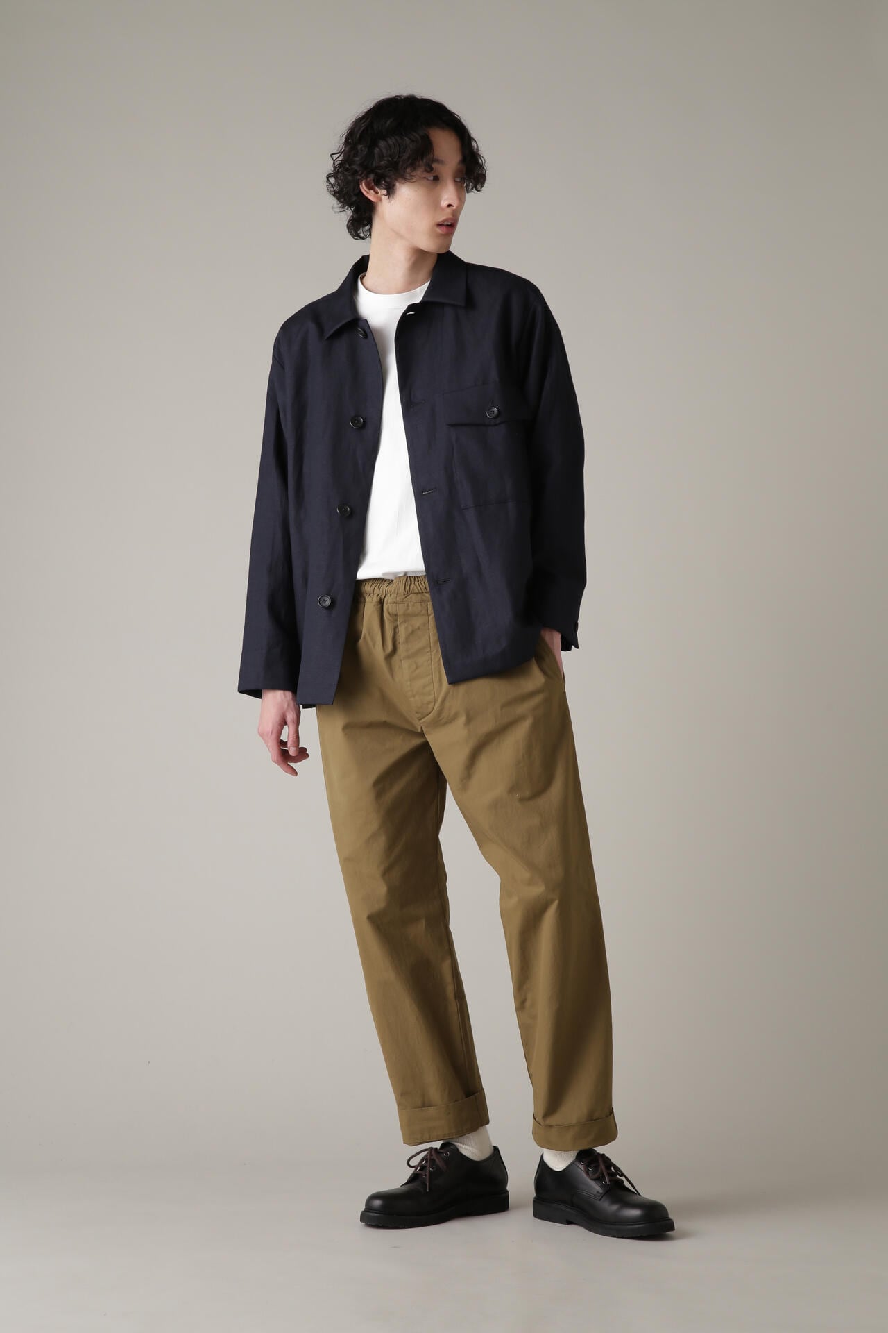 WOOL LINEN PLAINWEAVE