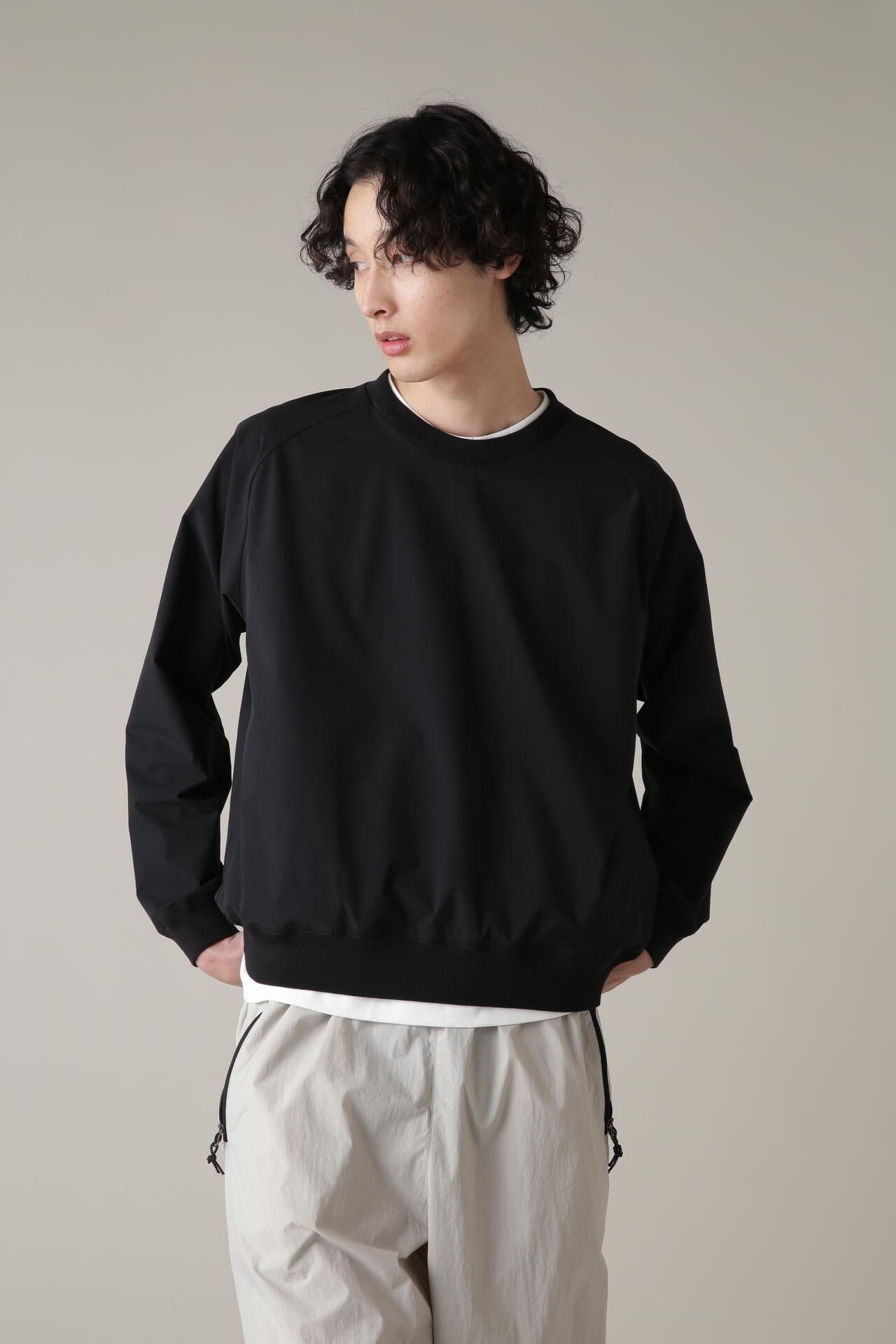 STRETCH POLYESTER POPLIN