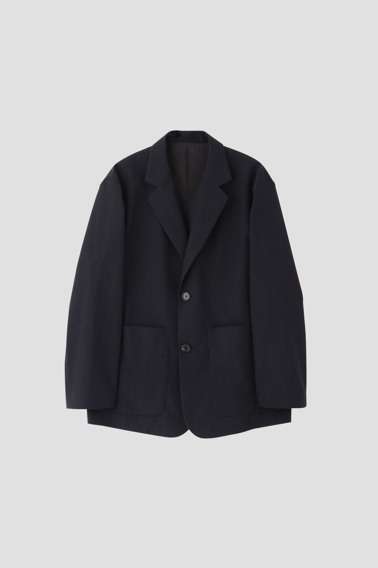 WIDE STRIPE WOOL PLAINWEAVE