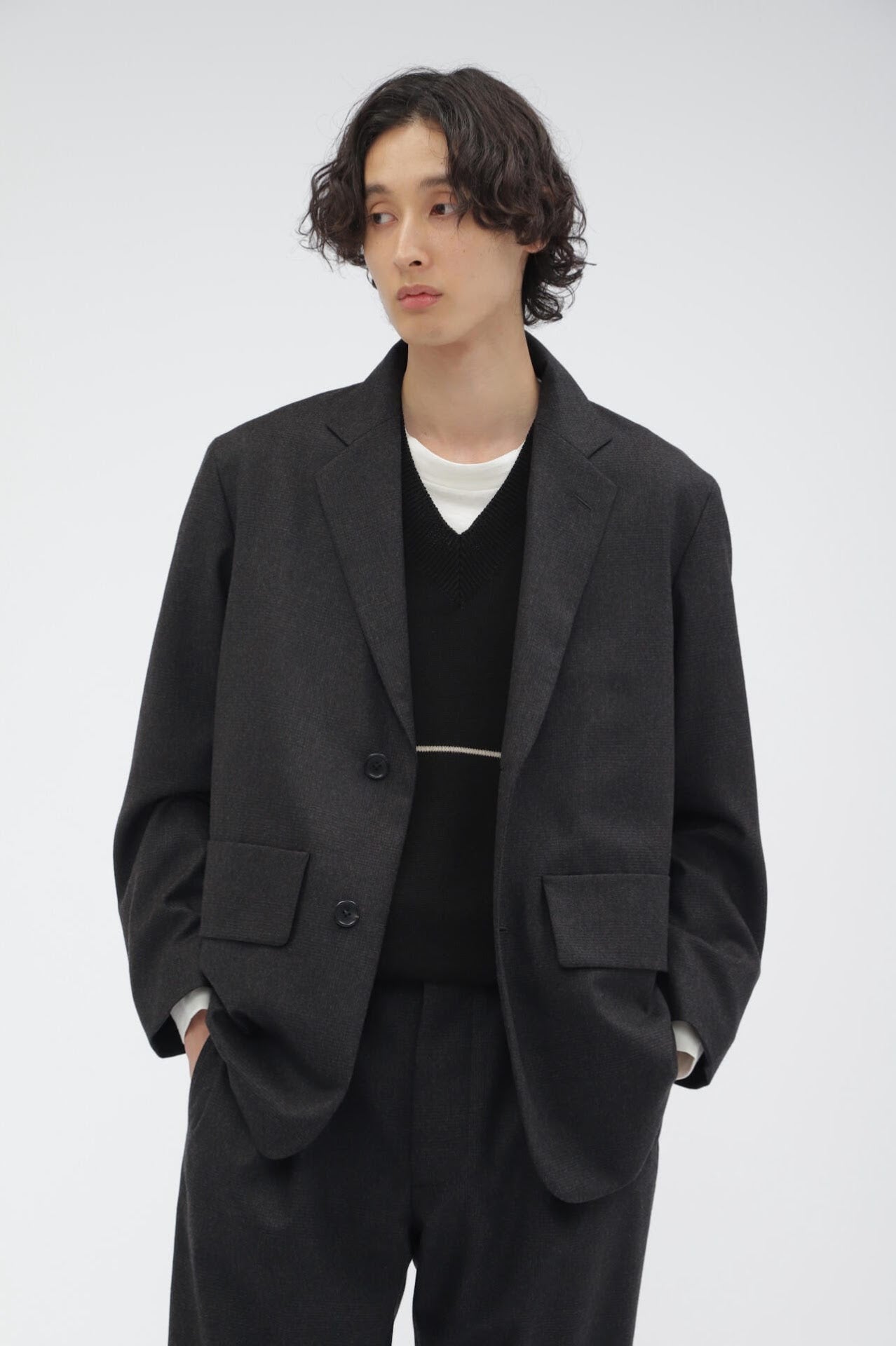 GLEN CHECK WOOL FLANNEL