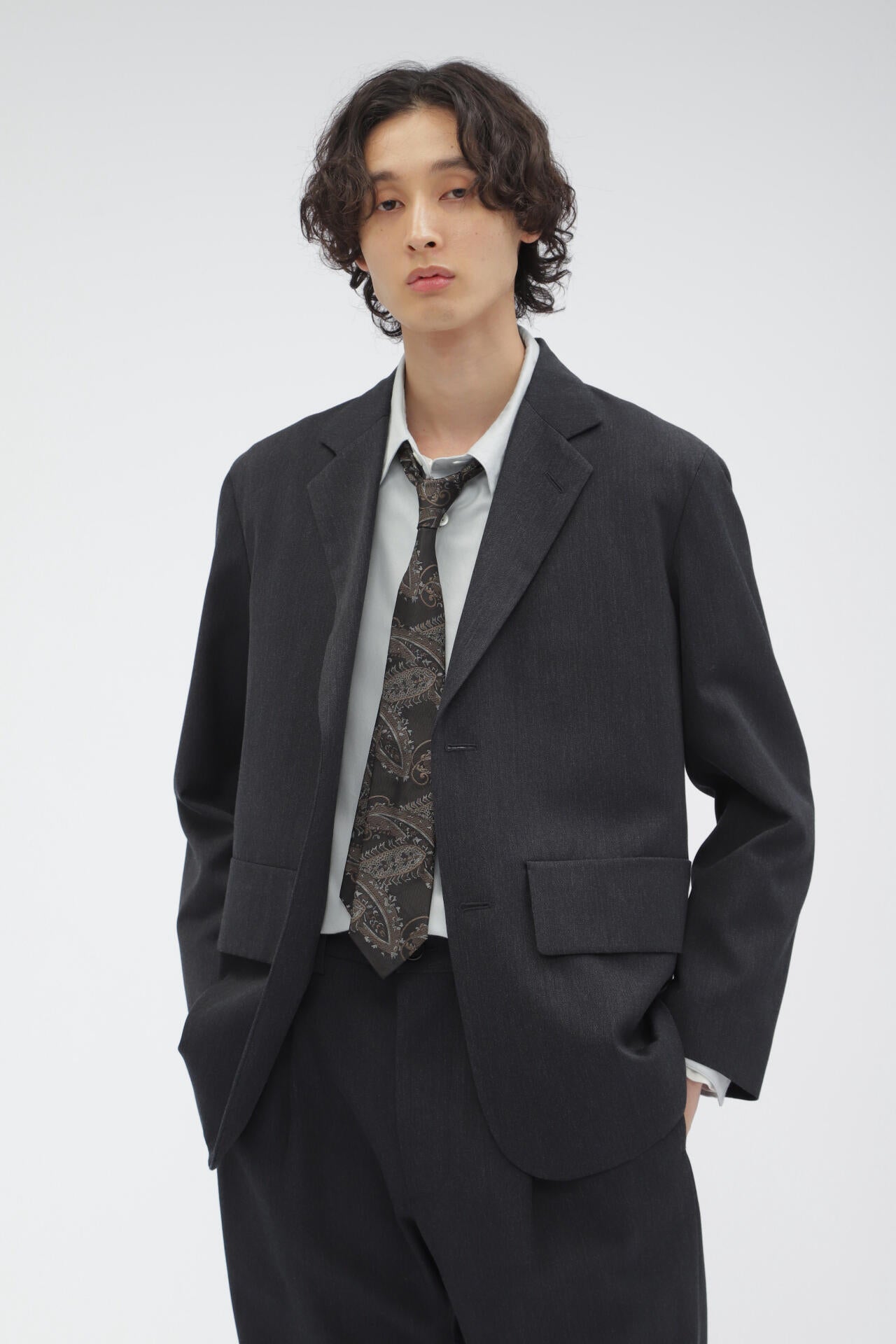 DRY WOOL COTTON GABARDINE