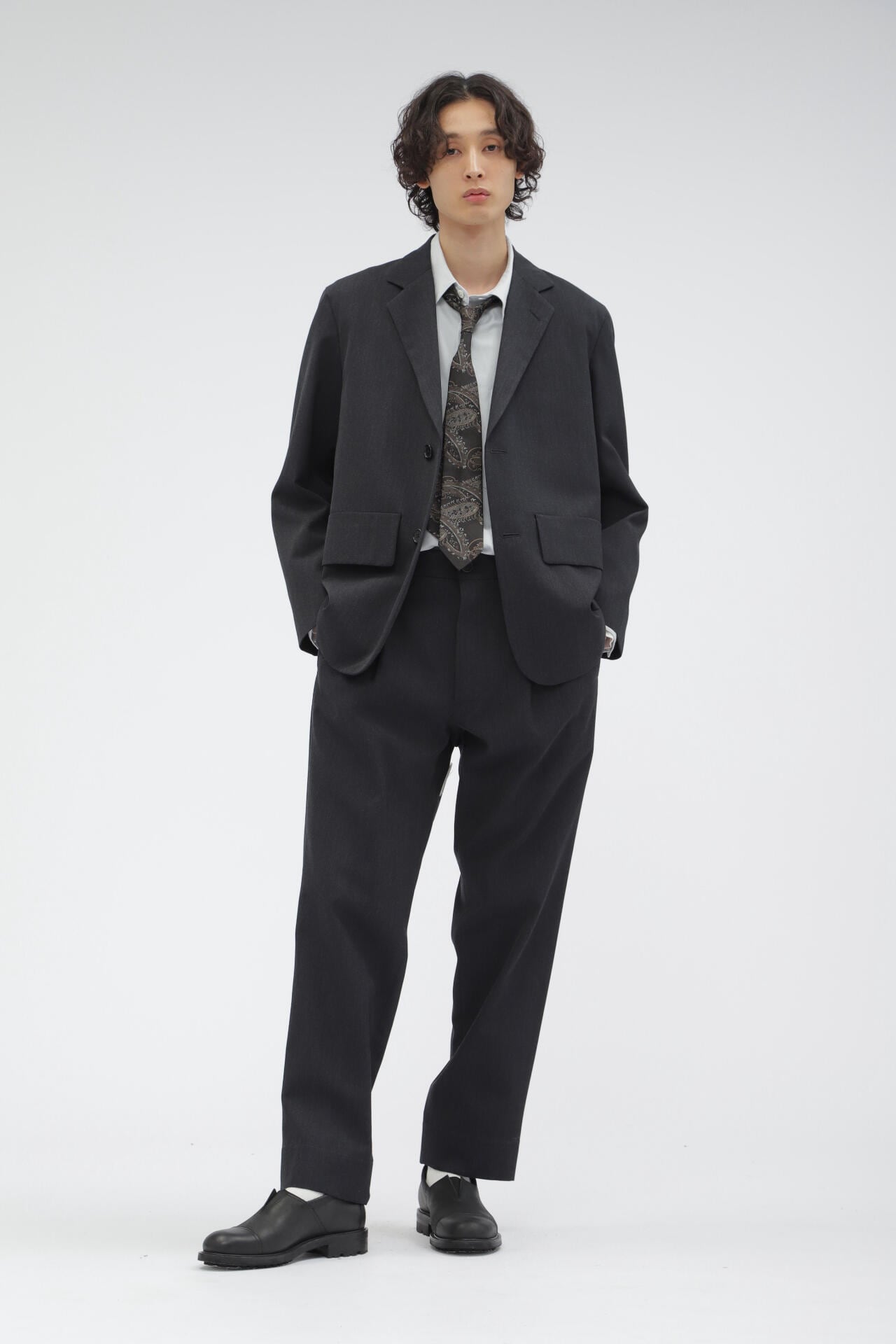 DRY WOOL COTTON GABARDINE