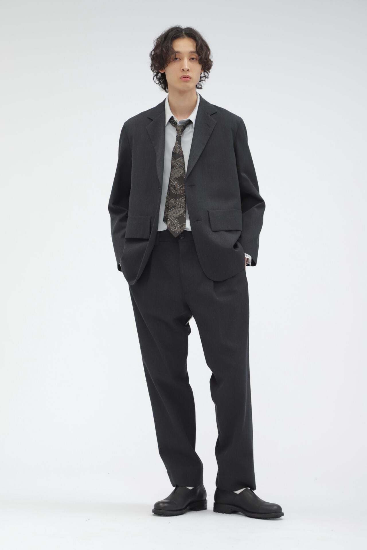 DRY WOOL COTTON GABARDINE