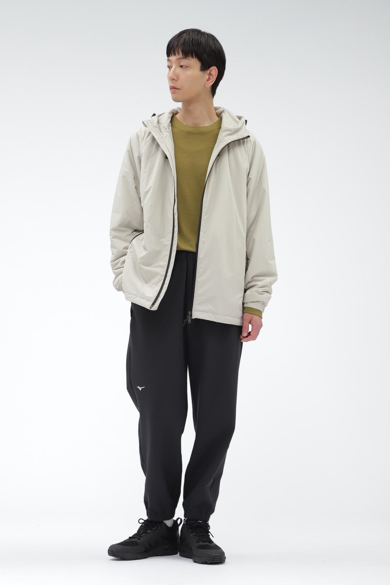 BREATH THERMO /BRUSHED BACK STRETCHPOPLIN